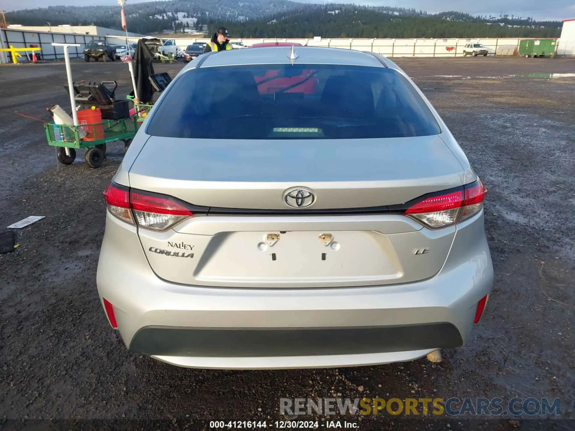 15 fotografías del automóvil dañado 5YFEPRAEXLP090901 TOYOTA COROLLA 2020
