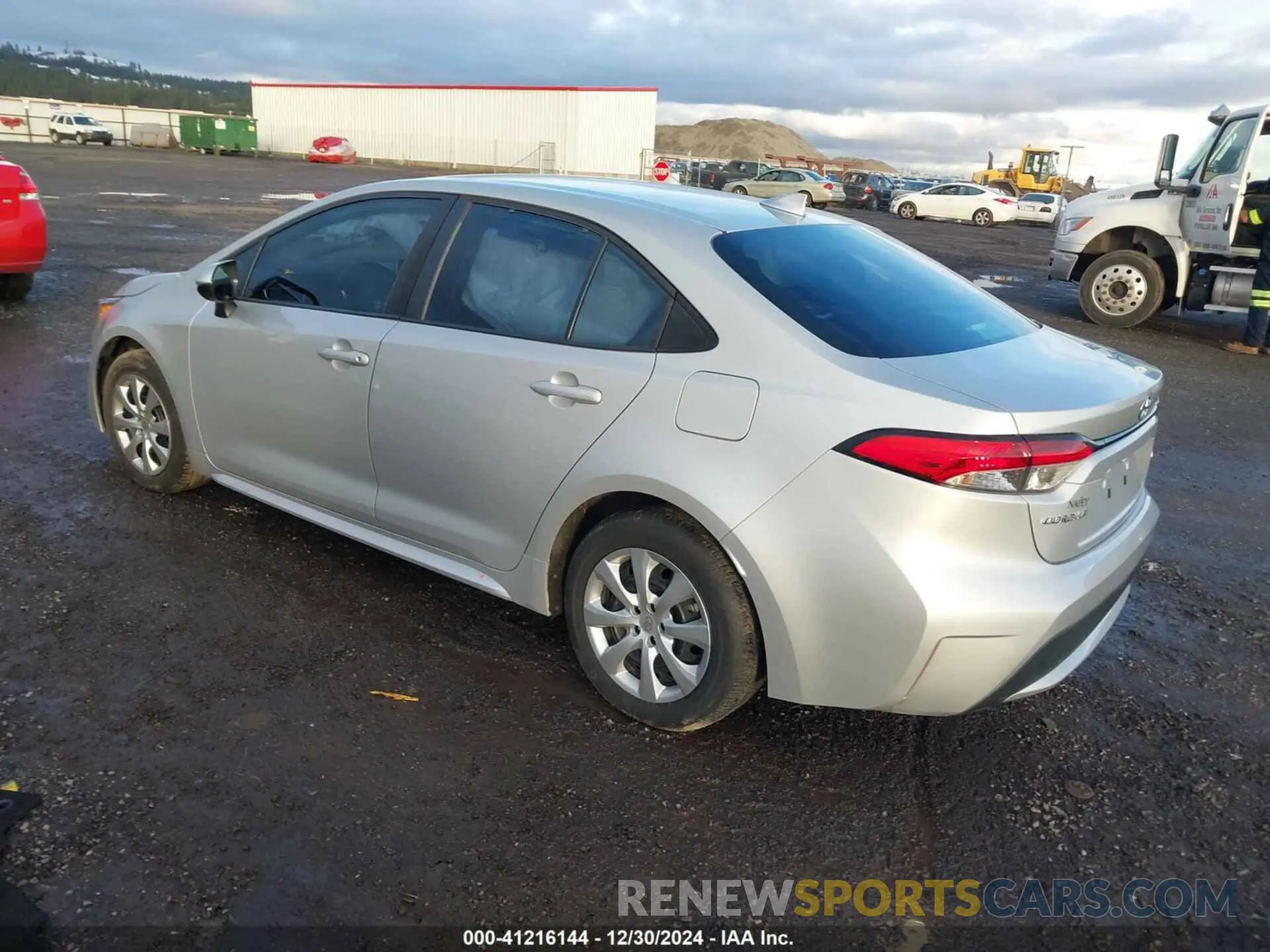 3 fotografías del automóvil dañado 5YFEPRAEXLP090901 TOYOTA COROLLA 2020