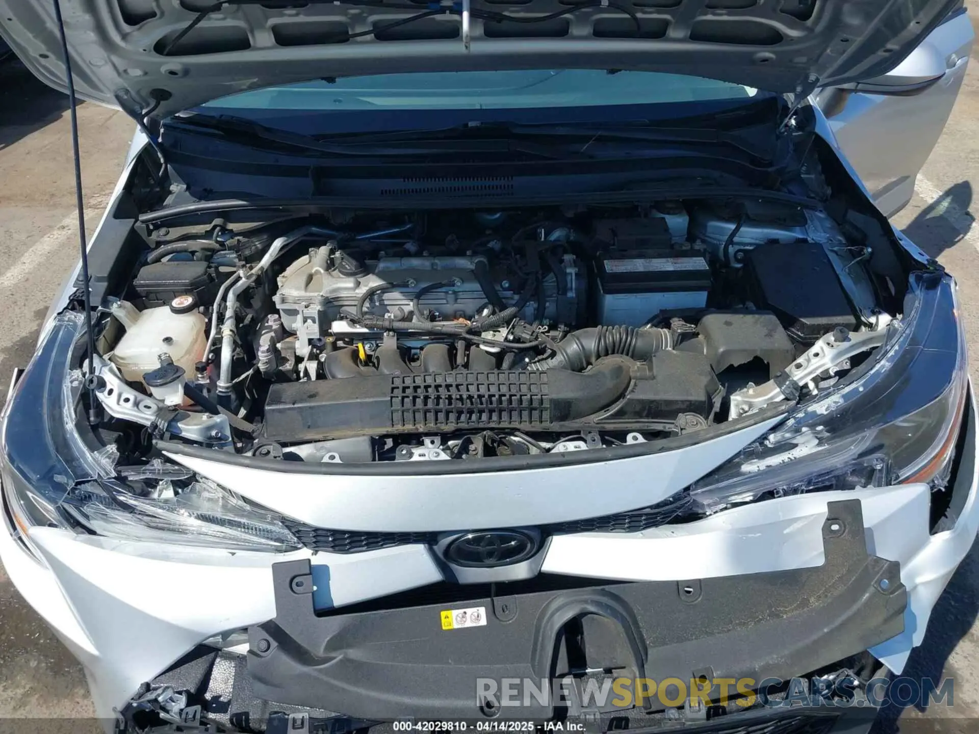 10 fotografías del automóvil dañado 5YFEPRAEXLP091997 TOYOTA COROLLA 2020