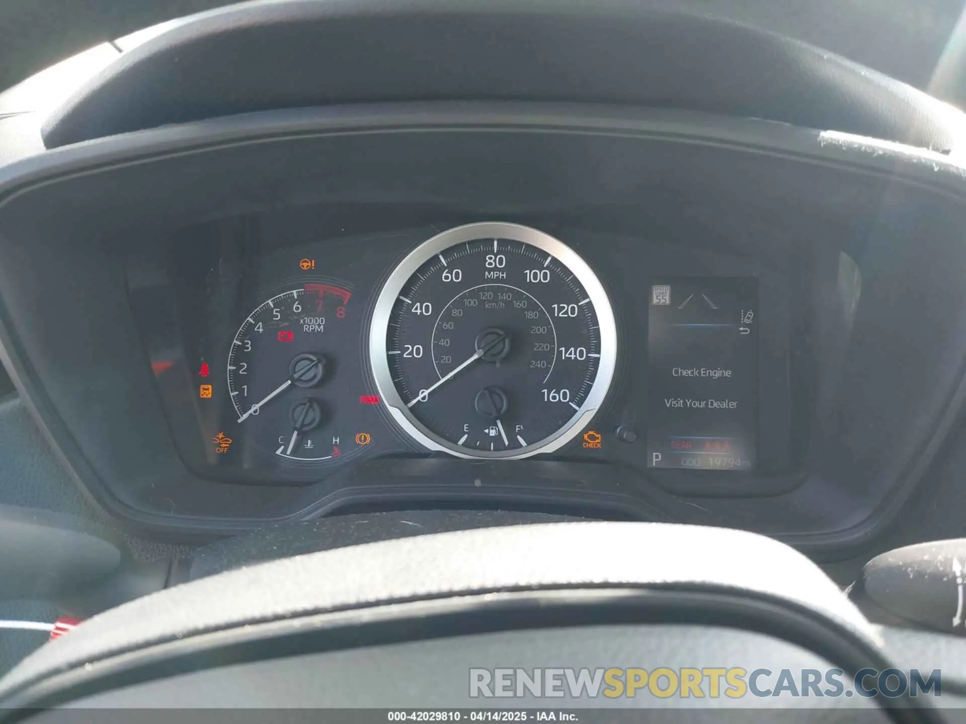 7 fotografías del automóvil dañado 5YFEPRAEXLP091997 TOYOTA COROLLA 2020