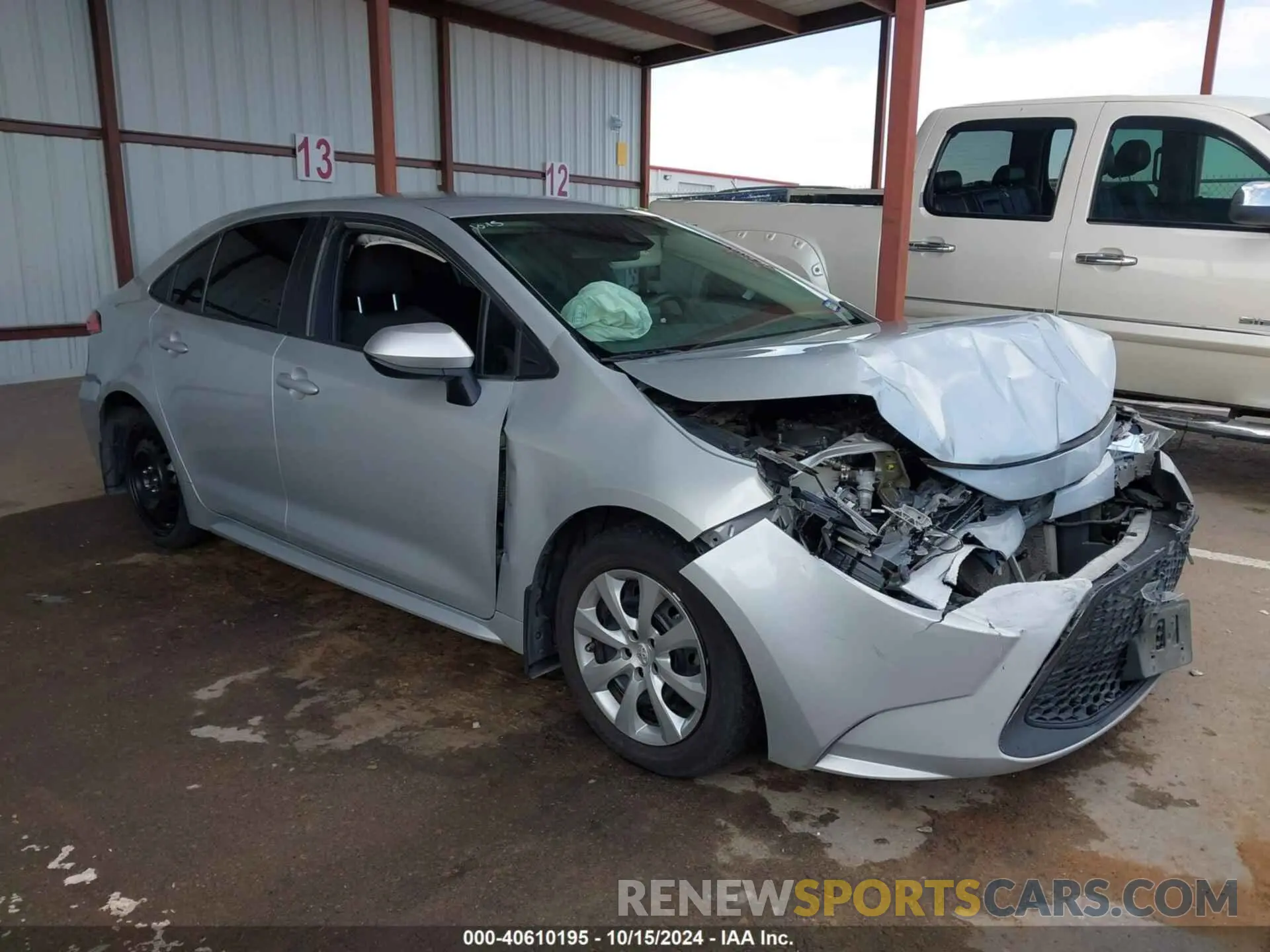 1 fotografías del automóvil dañado 5YFEPRAEXLP092664 TOYOTA COROLLA 2020