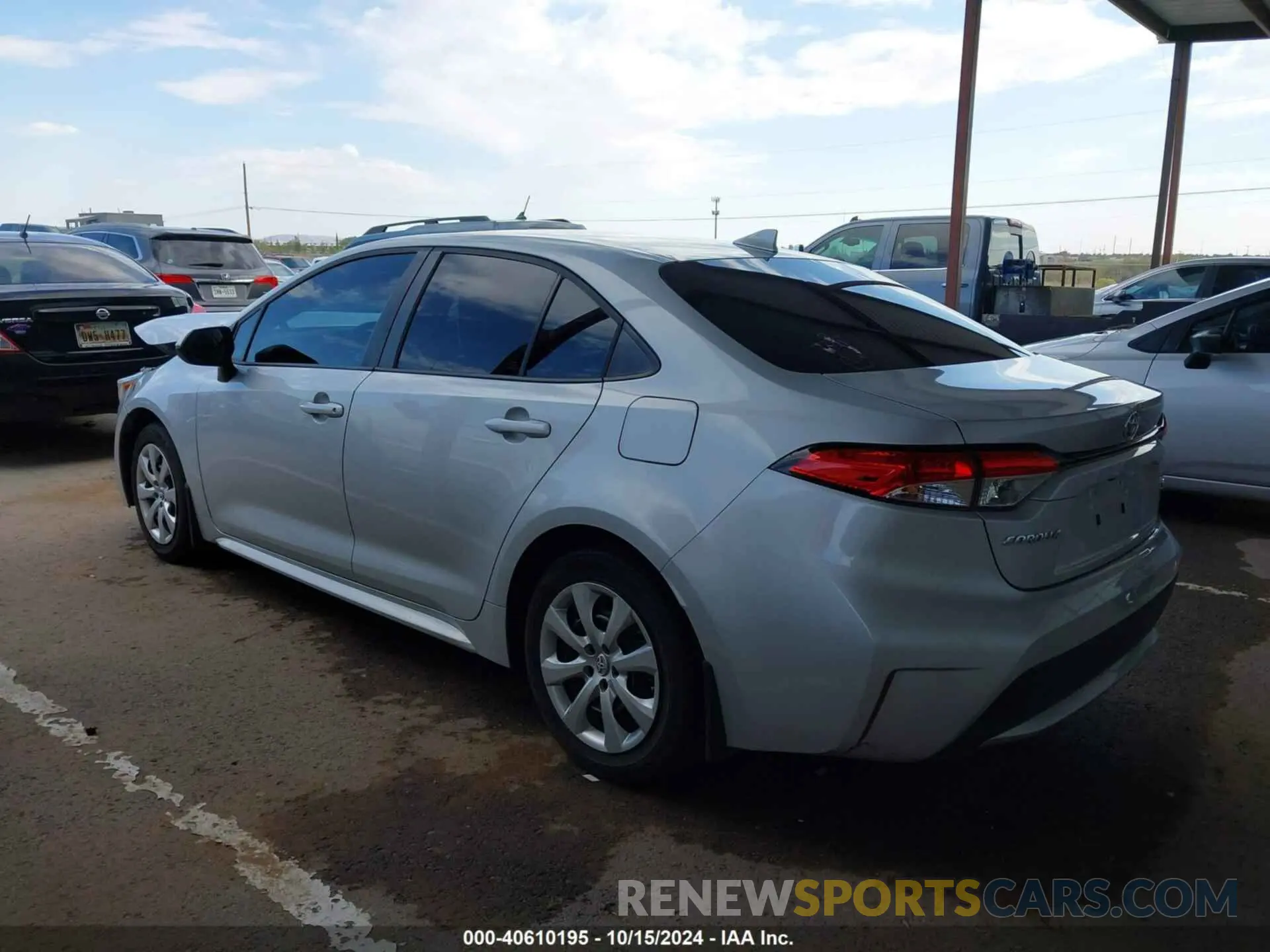 3 fotografías del automóvil dañado 5YFEPRAEXLP092664 TOYOTA COROLLA 2020
