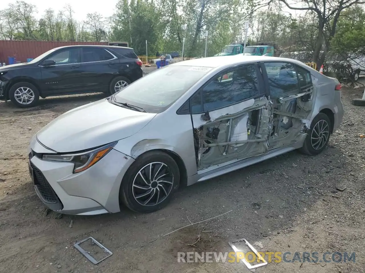 1 fotografías del automóvil dañado 5YFEPRAEXLP095953 TOYOTA COROLLA 2020