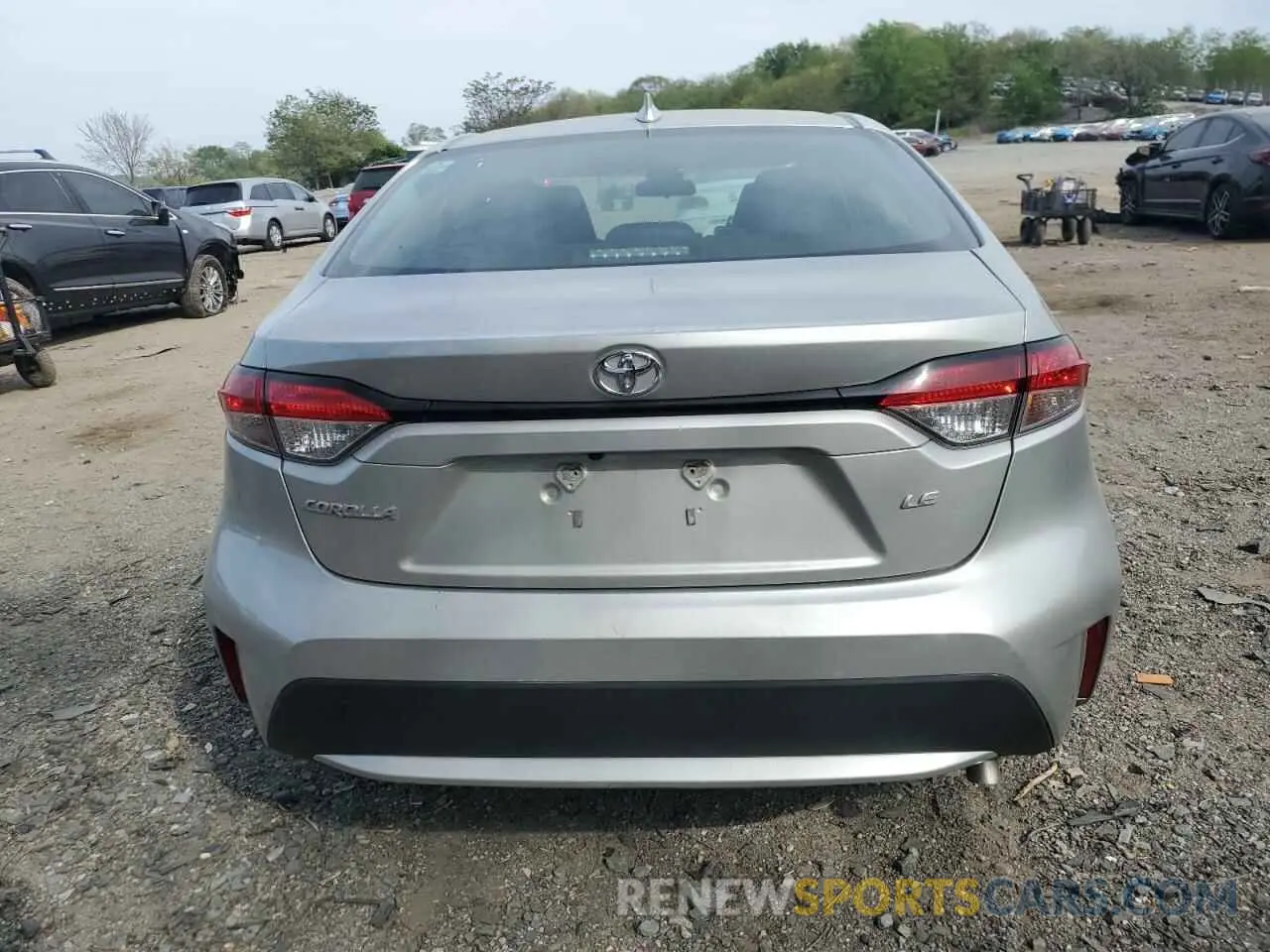 6 fotografías del automóvil dañado 5YFEPRAEXLP095953 TOYOTA COROLLA 2020