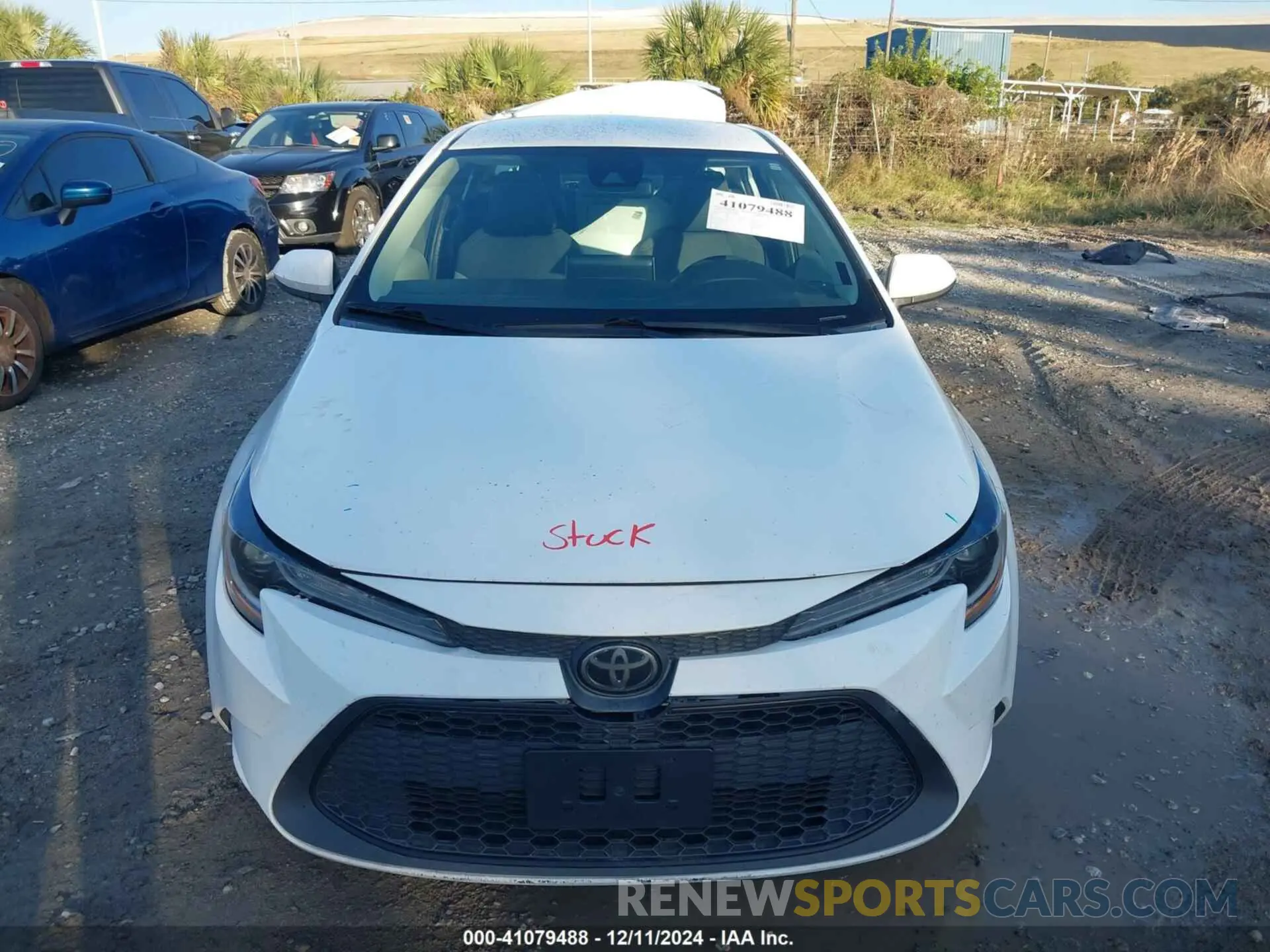 13 fotografías del automóvil dañado 5YFEPRAEXLP099873 TOYOTA COROLLA 2020
