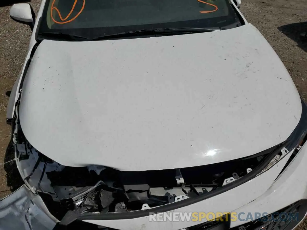 7 fotografías del automóvil dañado 5YFEPRAEXLP100469 TOYOTA COROLLA 2020