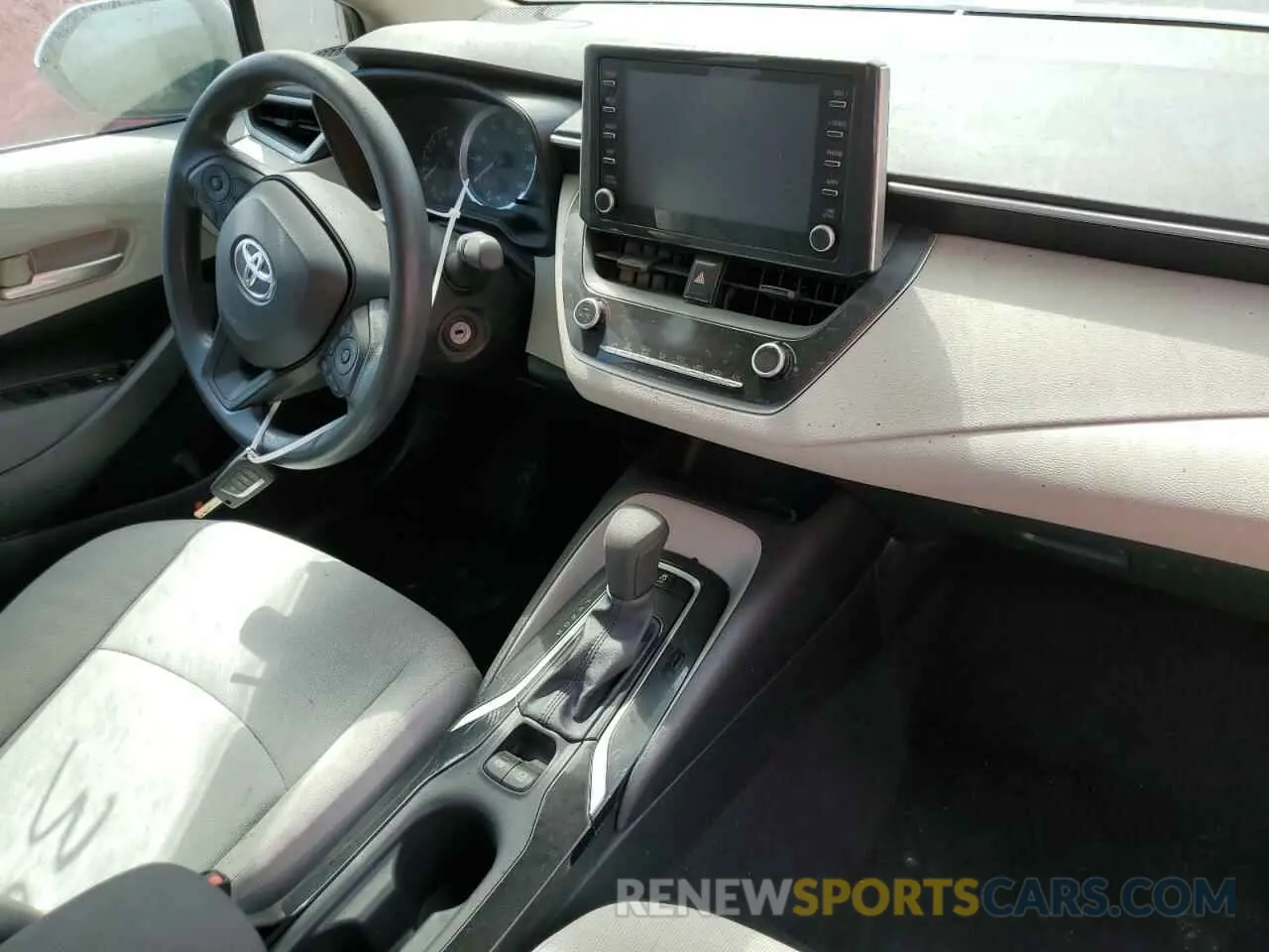 9 fotografías del automóvil dañado 5YFEPRAEXLP100469 TOYOTA COROLLA 2020
