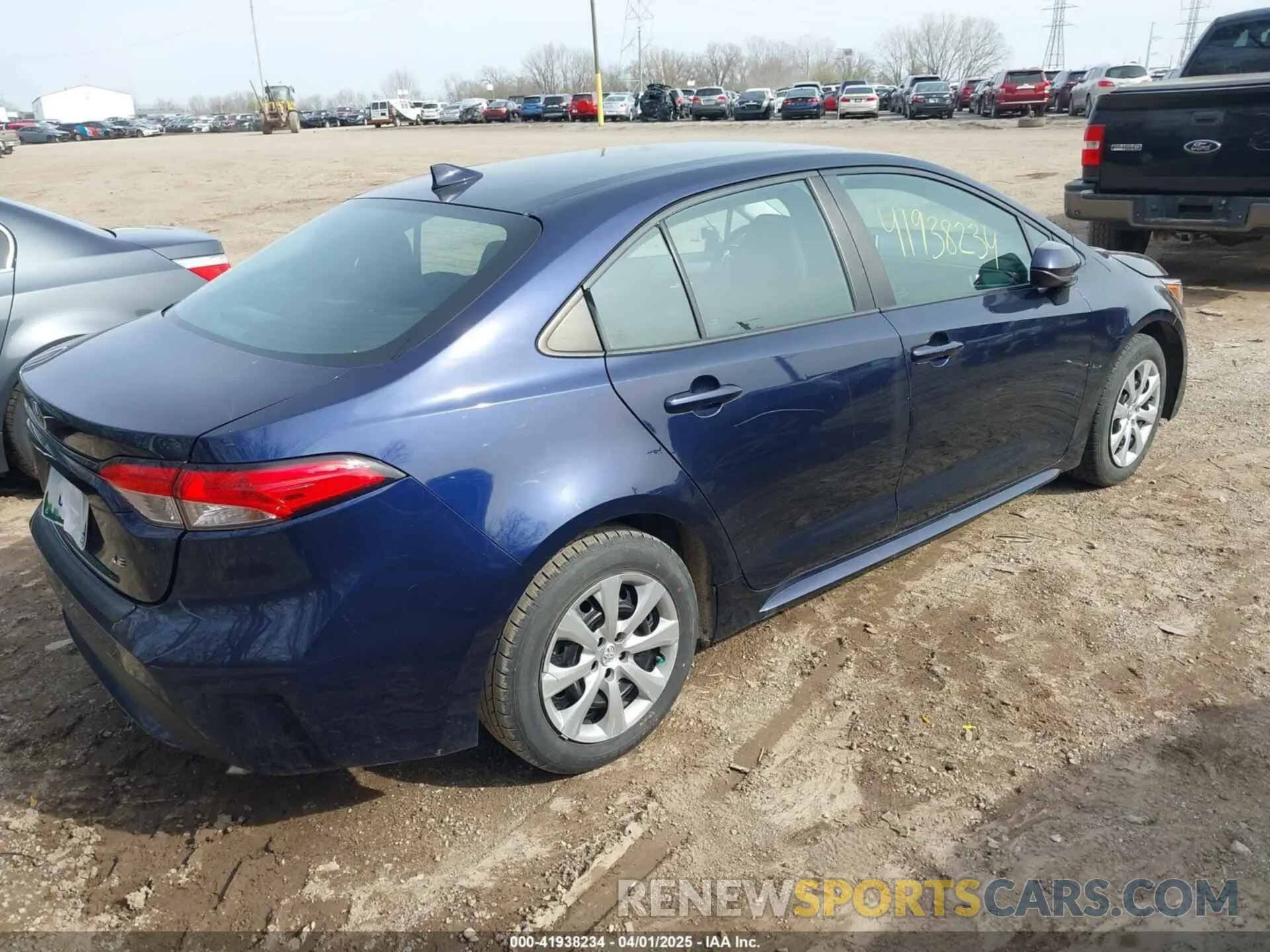 4 fotografías del automóvil dañado 5YFEPRAEXLP103873 TOYOTA COROLLA 2020