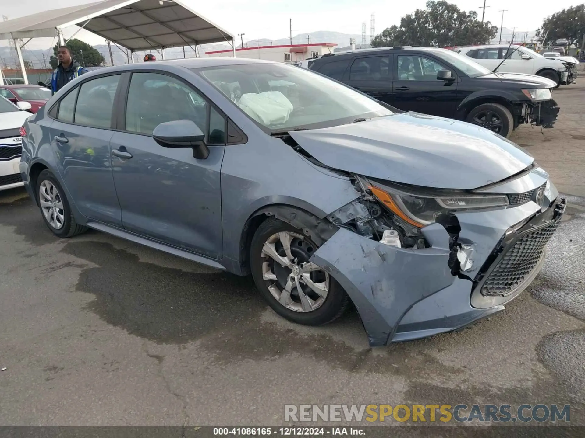 1 fotografías del automóvil dañado 5YFEPRAEXLP104330 TOYOTA COROLLA 2020