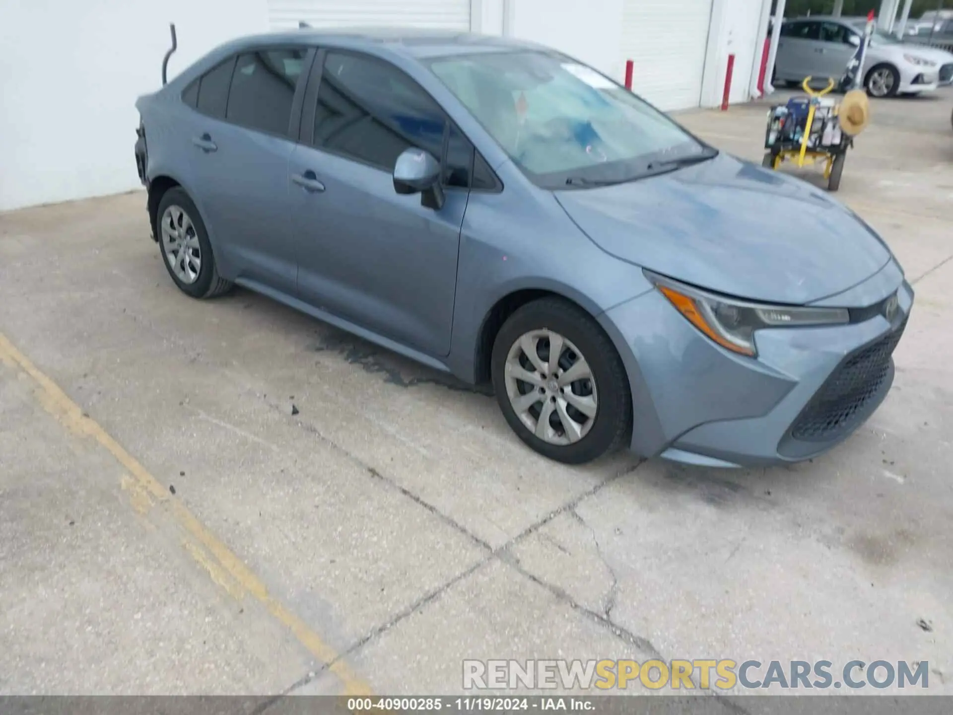 1 fotografías del automóvil dañado 5YFEPRAEXLP110192 TOYOTA COROLLA 2020