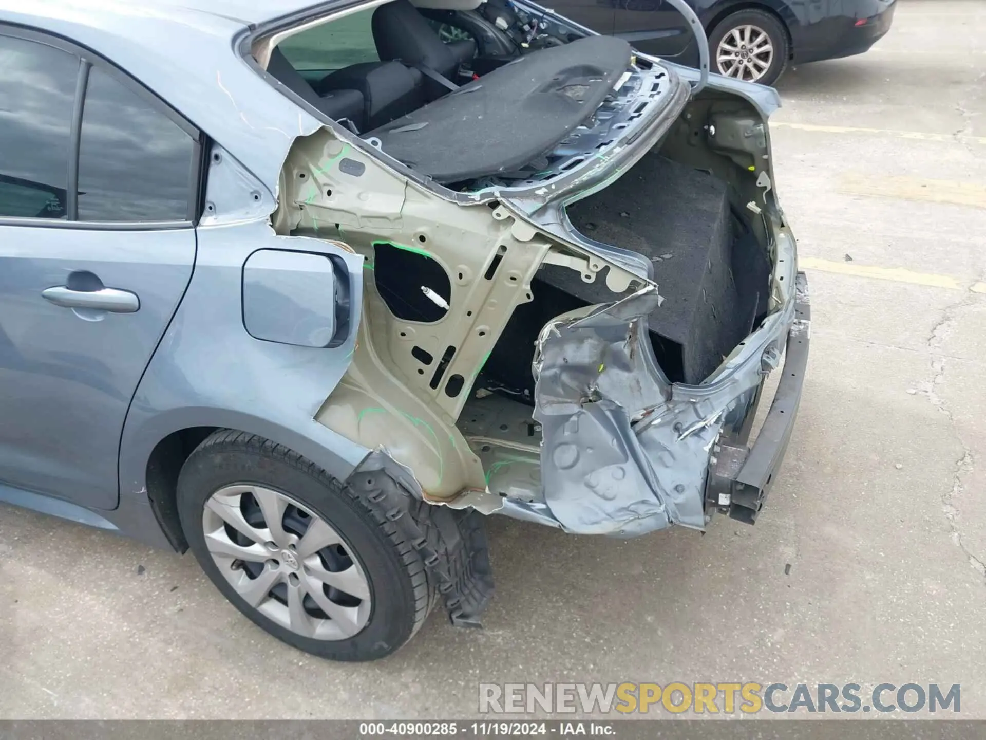 6 fotografías del automóvil dañado 5YFEPRAEXLP110192 TOYOTA COROLLA 2020