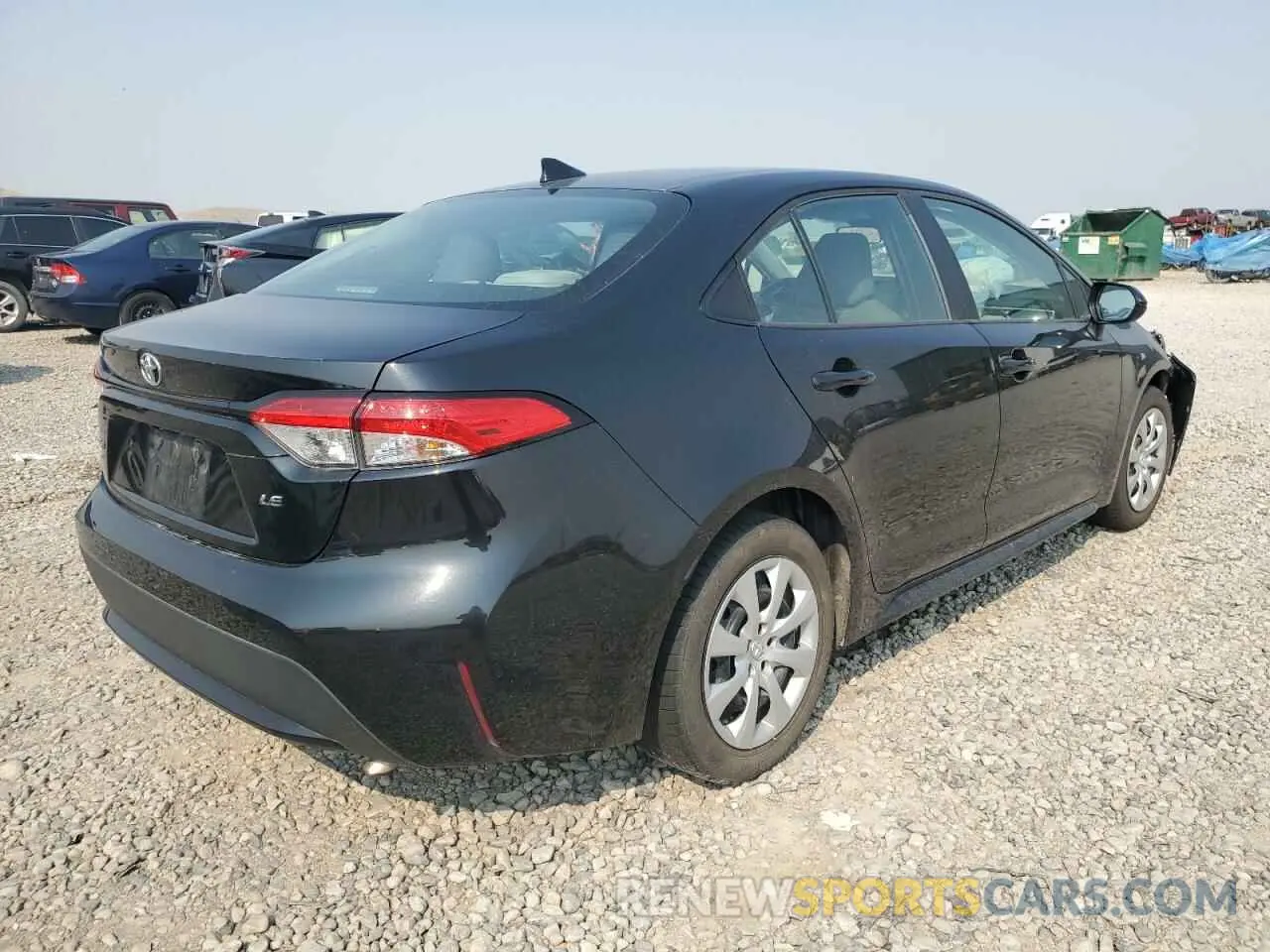 3 fotografías del automóvil dañado 5YFEPRAEXLP111469 TOYOTA COROLLA 2020