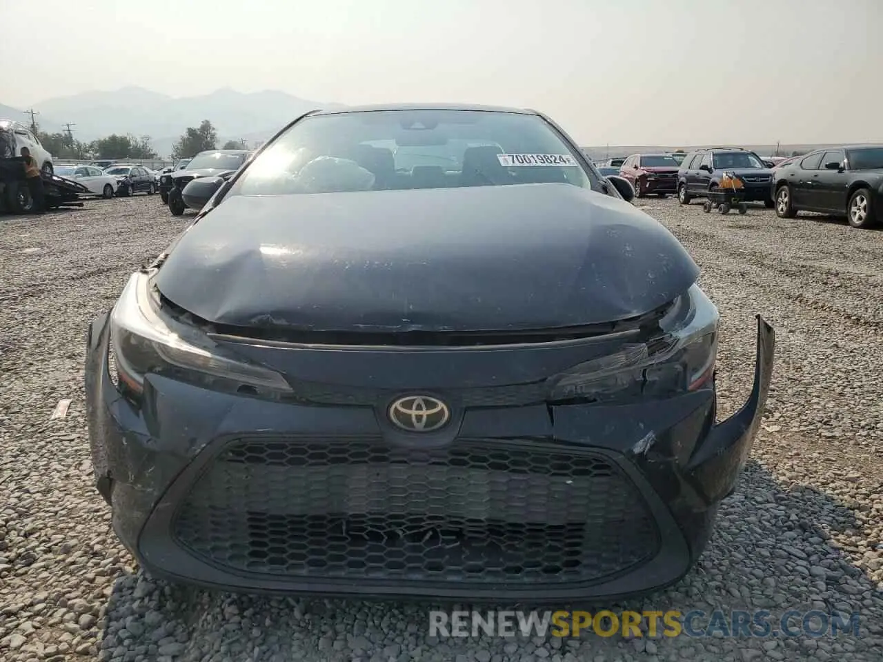 5 fotografías del automóvil dañado 5YFEPRAEXLP111469 TOYOTA COROLLA 2020