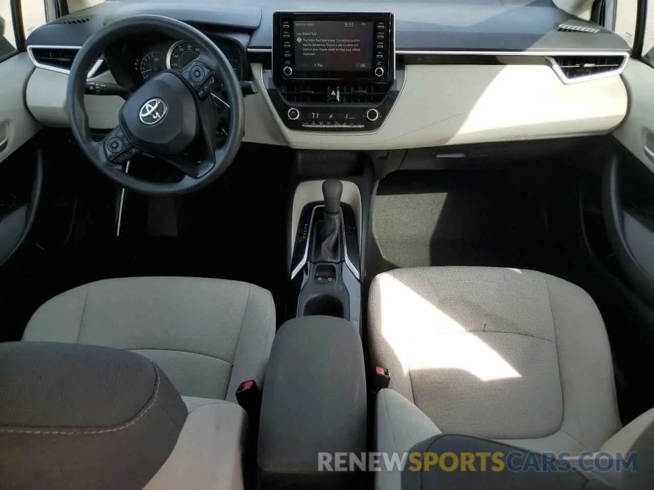 8 fotografías del automóvil dañado 5YFEPRAEXLP118261 TOYOTA COROLLA 2020