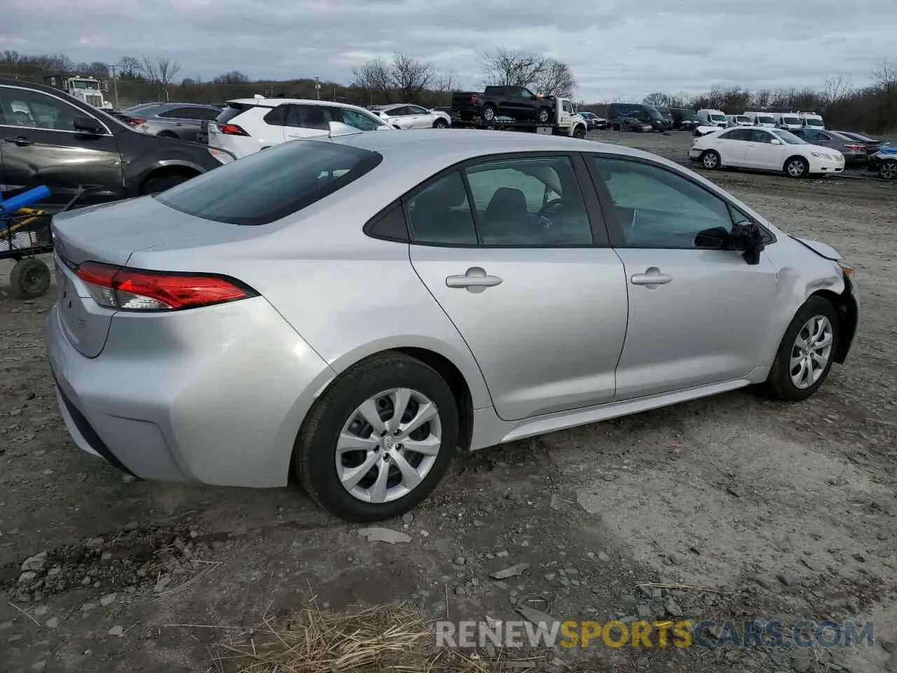 3 fotografías del automóvil dañado 5YFEPRAEXLP121208 TOYOTA COROLLA 2020