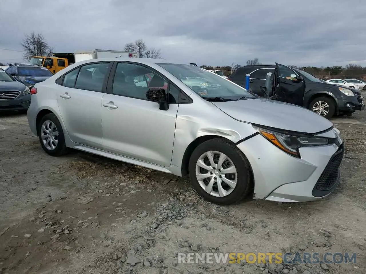 4 fotografías del automóvil dañado 5YFEPRAEXLP121208 TOYOTA COROLLA 2020
