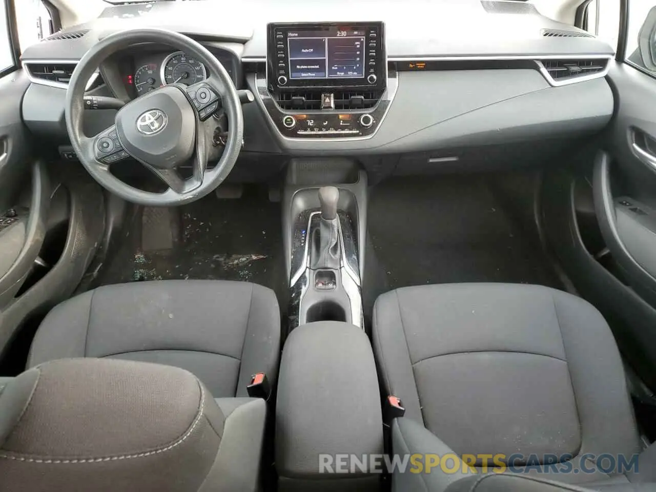 8 fotografías del automóvil dañado 5YFEPRAEXLP121208 TOYOTA COROLLA 2020