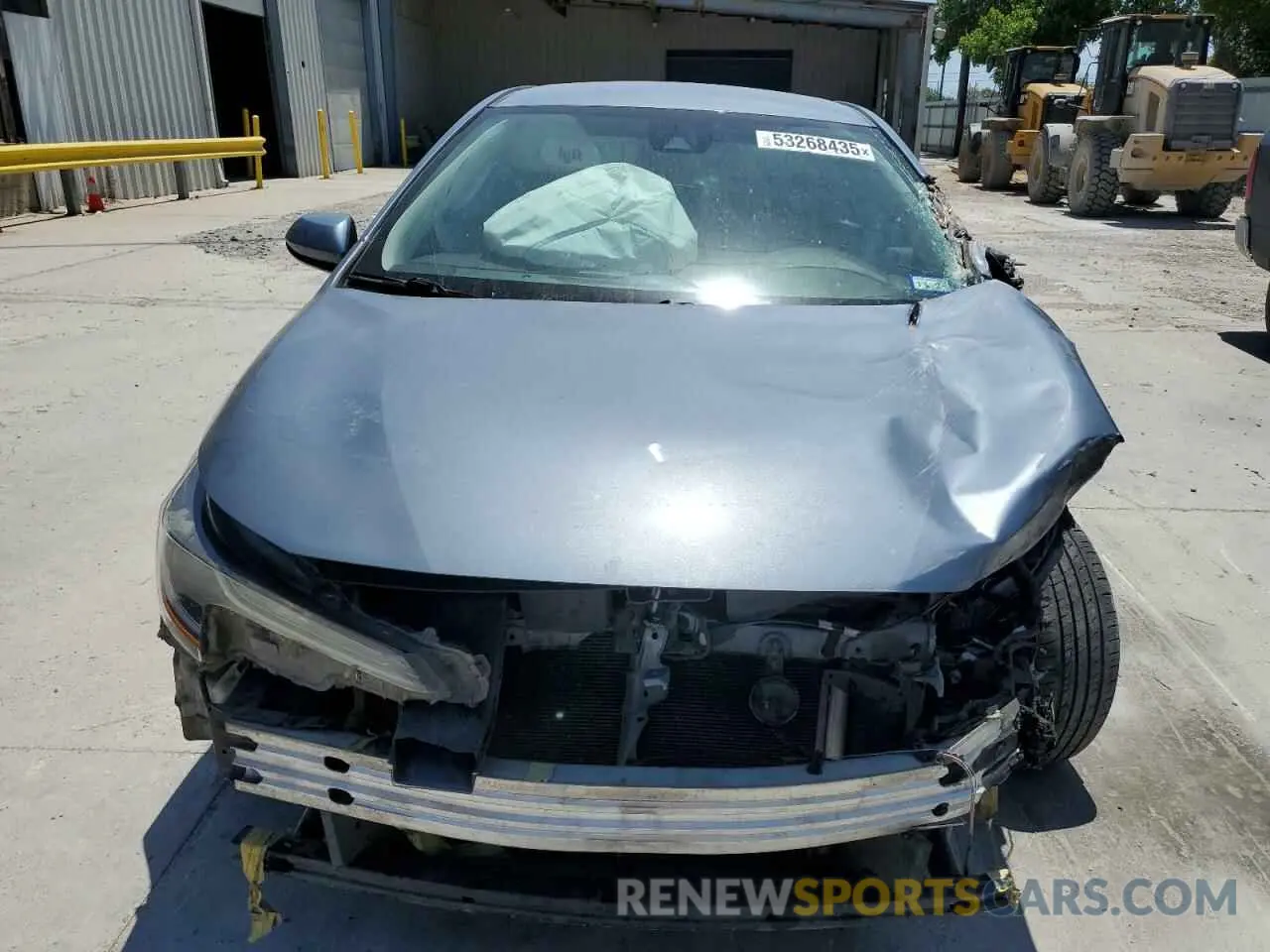 5 fotografías del automóvil dañado 5YFEPRAEXLP122410 TOYOTA COROLLA 2020