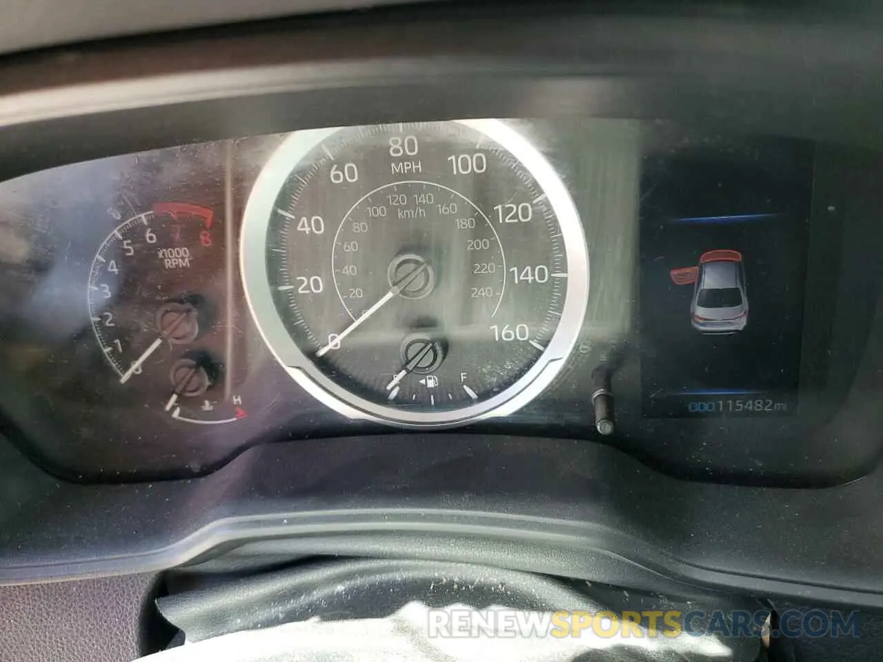 9 fotografías del automóvil dañado 5YFEPRAEXLP122410 TOYOTA COROLLA 2020