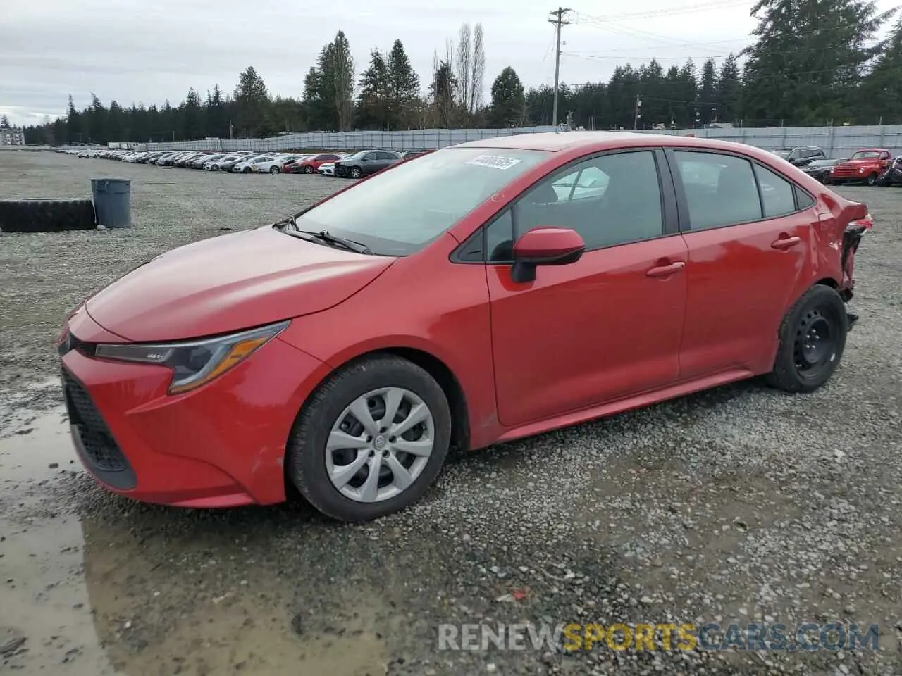 1 fotografías del automóvil dañado 5YFEPRAEXLP139028 TOYOTA COROLLA 2020