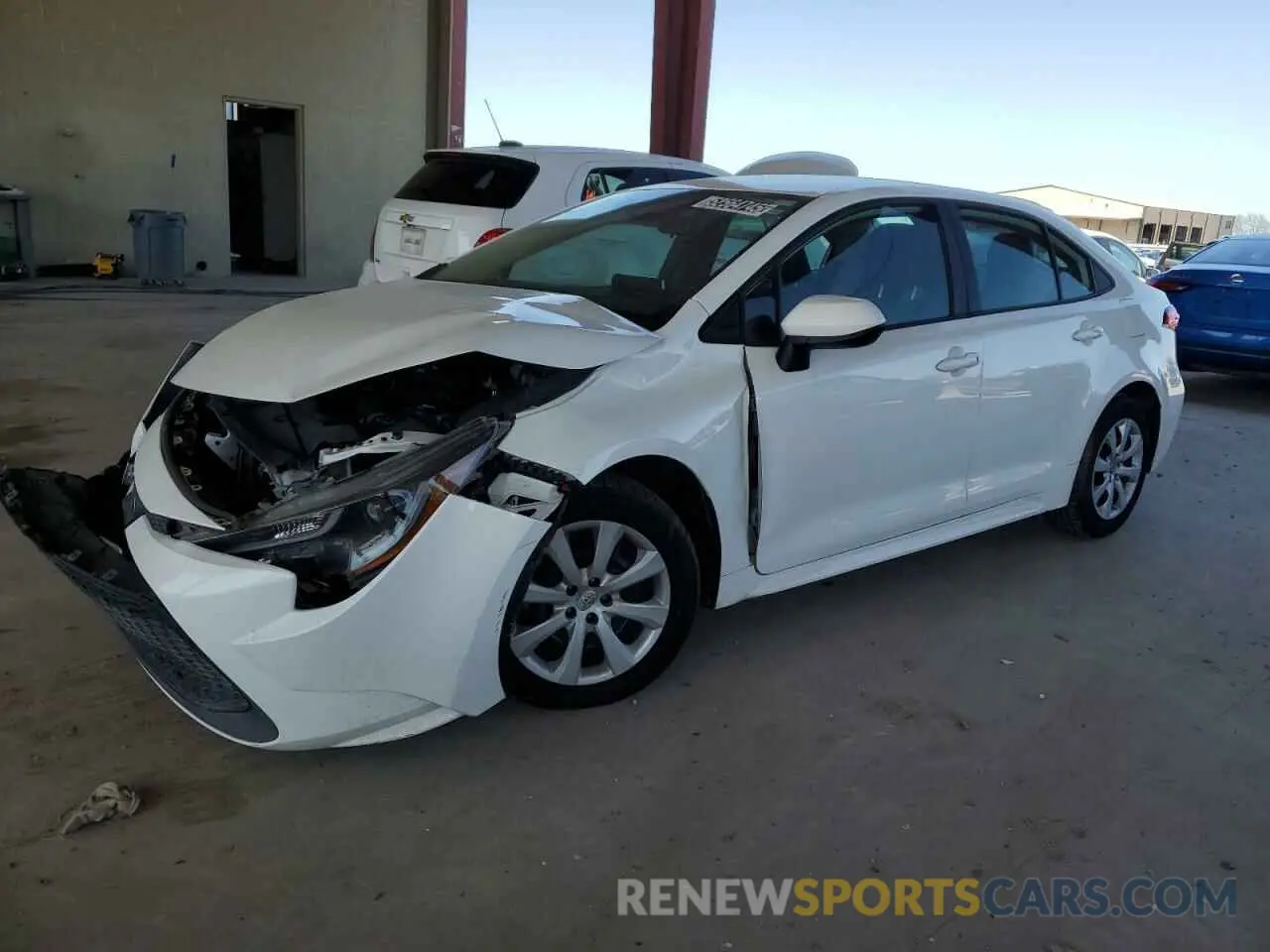 1 fotografías del automóvil dañado 5YFEPRAEXLP140292 TOYOTA COROLLA 2020