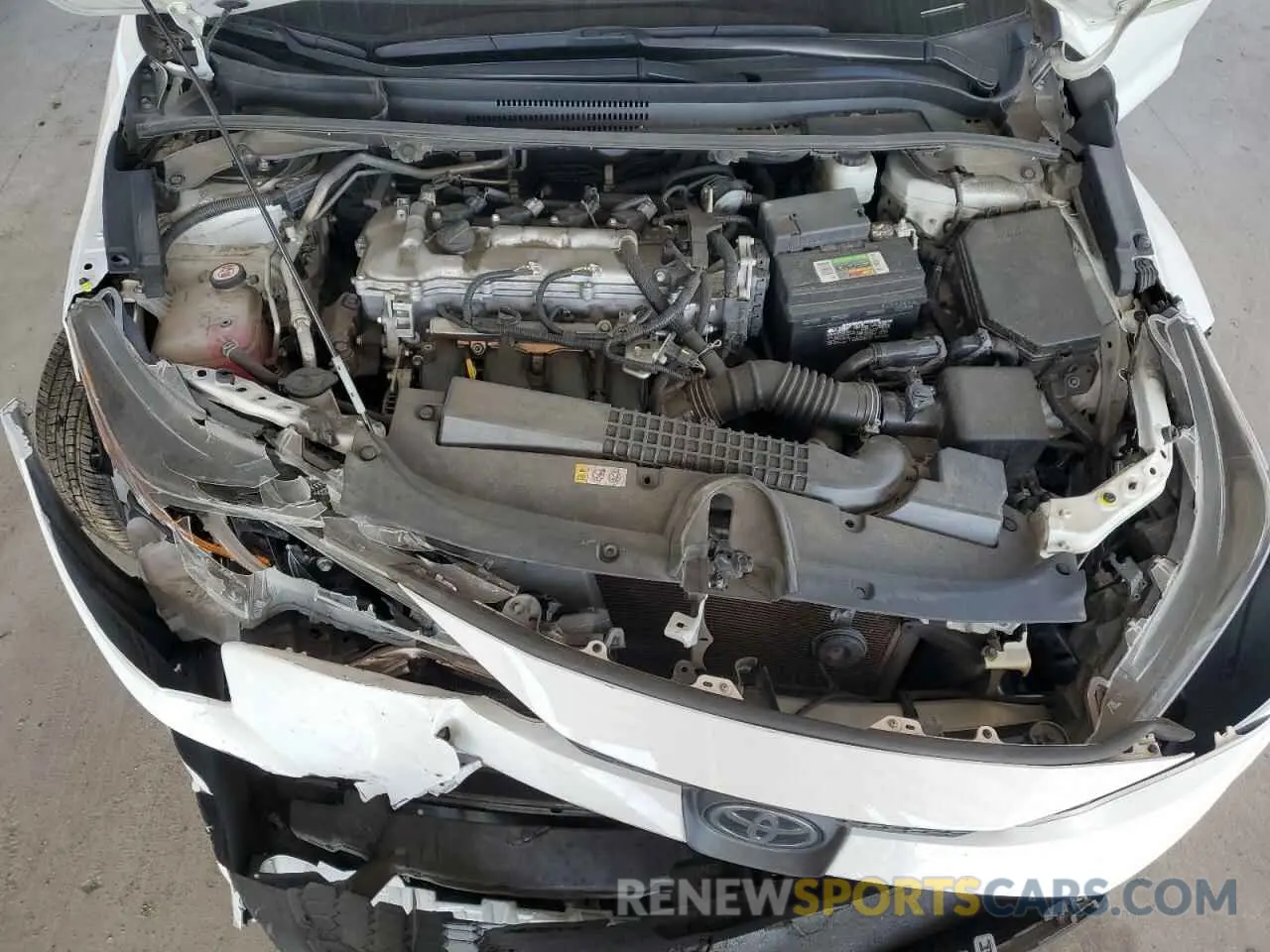 11 fotografías del automóvil dañado 5YFEPRAEXLP140292 TOYOTA COROLLA 2020