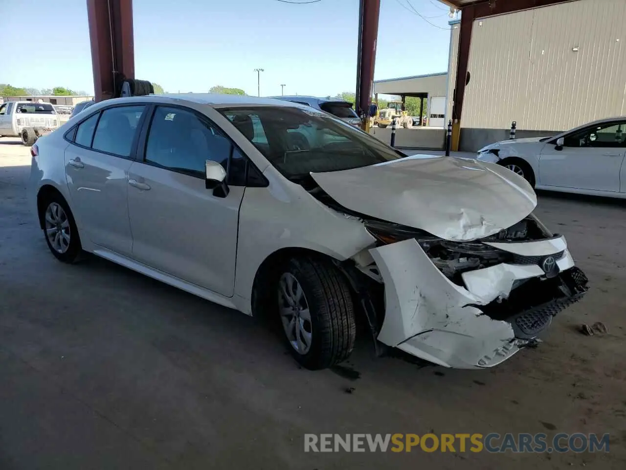 4 fotografías del automóvil dañado 5YFEPRAEXLP140292 TOYOTA COROLLA 2020