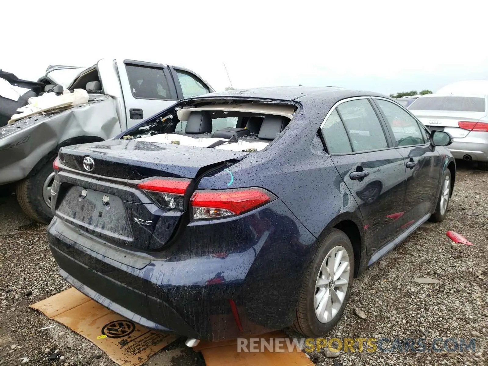 4 fotografías del automóvil dañado 5YFFPRAE0LP055174 TOYOTA COROLLA 2020