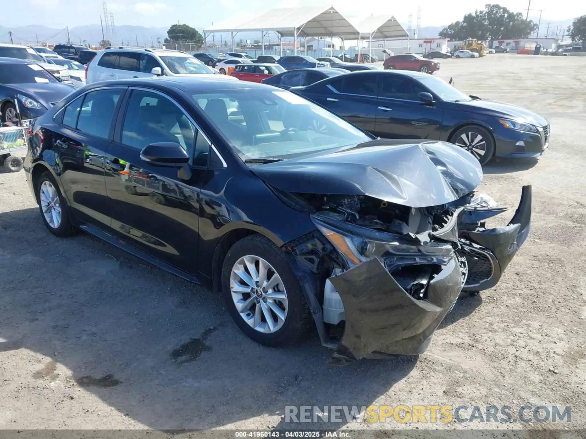 1 fotografías del automóvil dañado 5YFFPRAE4LP101458 TOYOTA COROLLA 2020