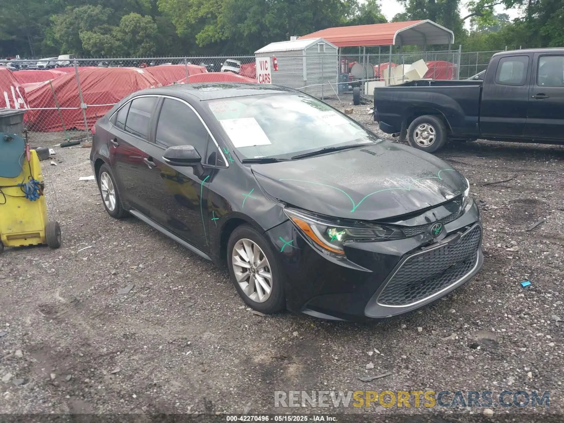 1 fotografías del automóvil dañado 5YFFPRAE6LP008358 TOYOTA COROLLA 2020