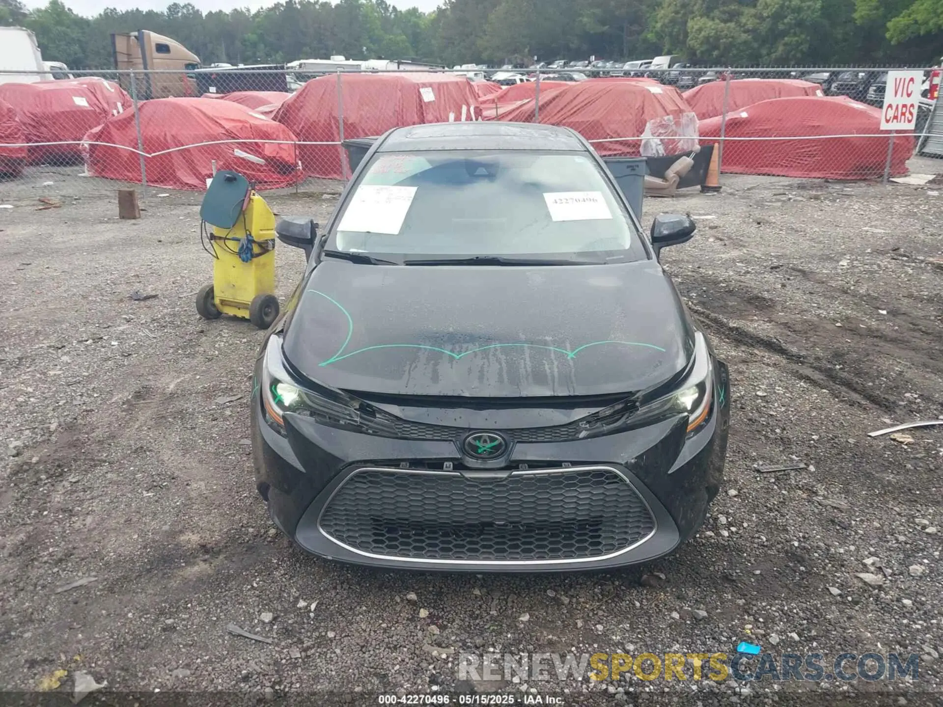 12 fotografías del automóvil dañado 5YFFPRAE6LP008358 TOYOTA COROLLA 2020