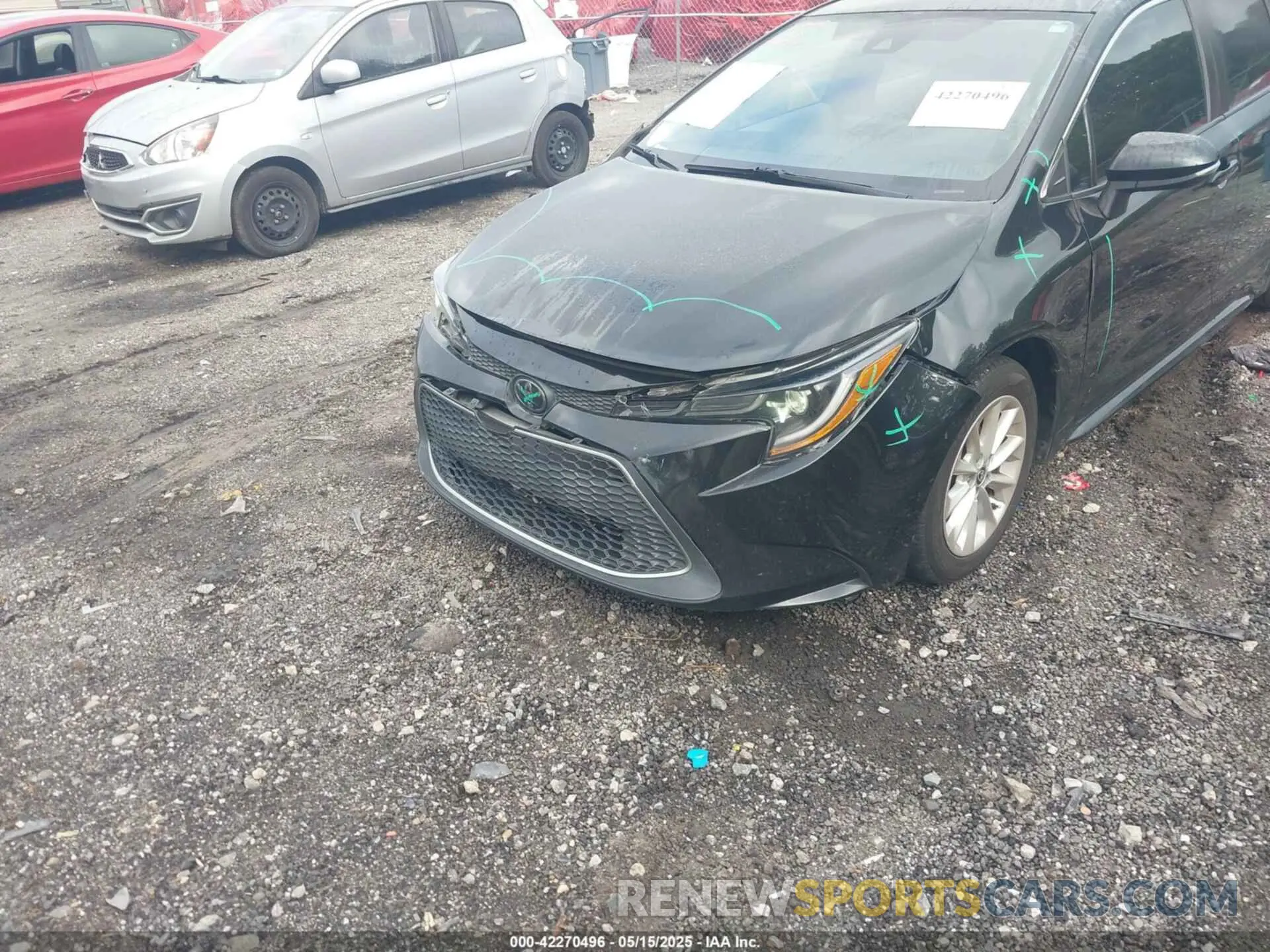 6 fotografías del automóvil dañado 5YFFPRAE6LP008358 TOYOTA COROLLA 2020