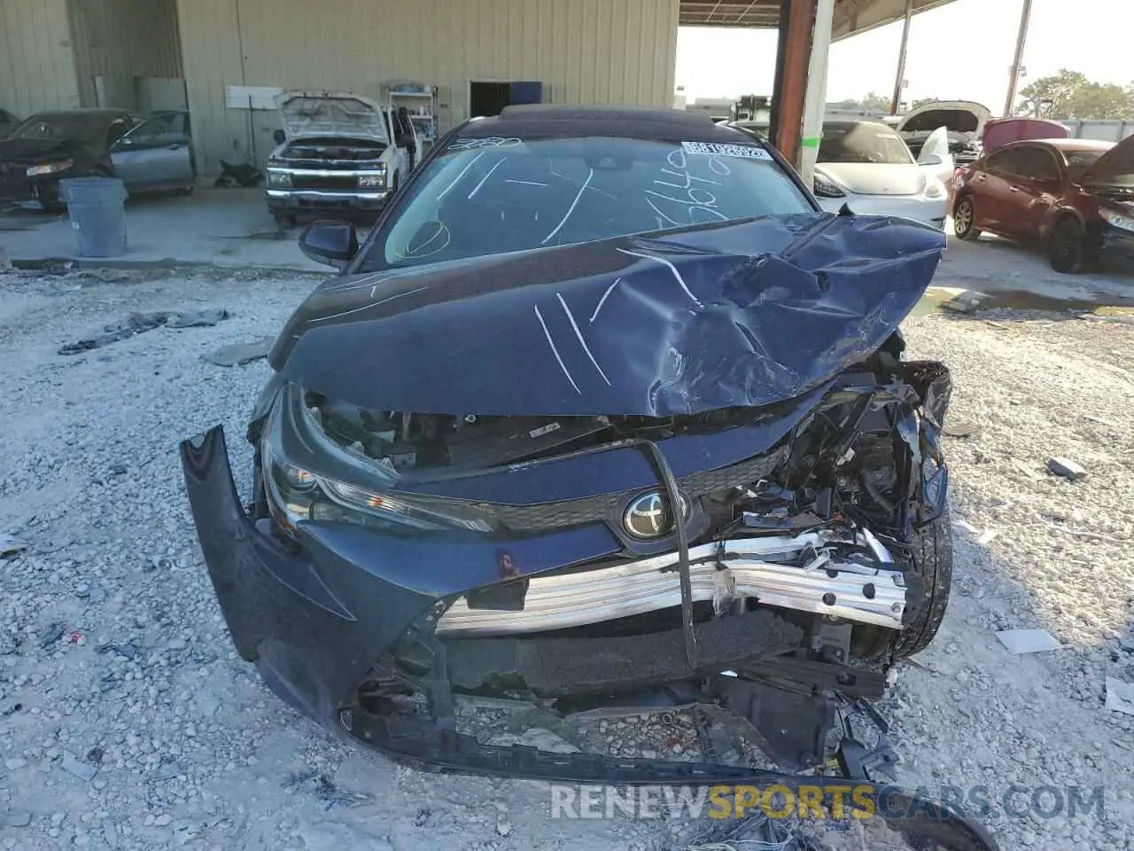 5 fotografías del automóvil dañado 5YFHPRAE0LP045642 TOYOTA COROLLA 2020