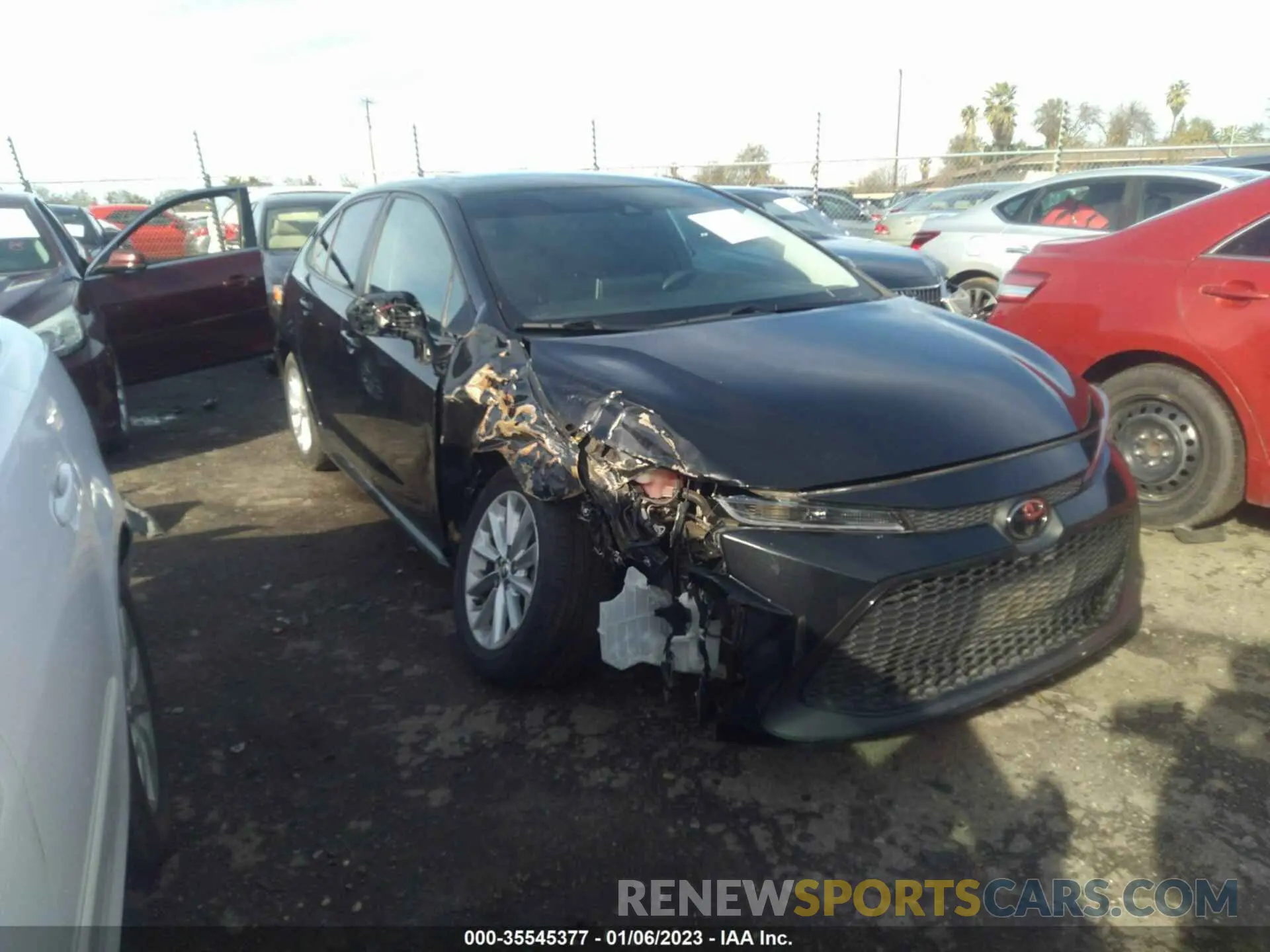 1 fotografías del automóvil dañado 5YFHPRAE0LP047312 TOYOTA COROLLA 2020