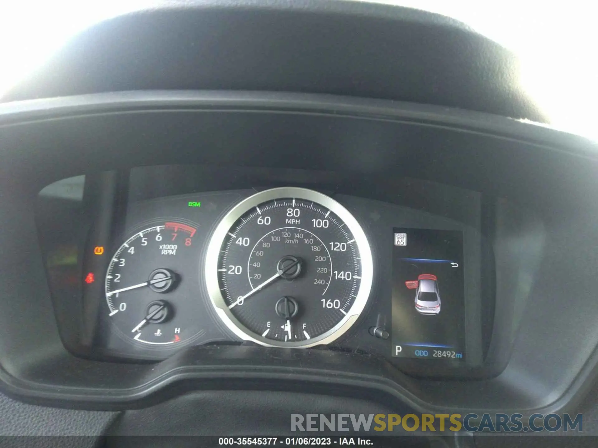 7 fotografías del automóvil dañado 5YFHPRAE0LP047312 TOYOTA COROLLA 2020
