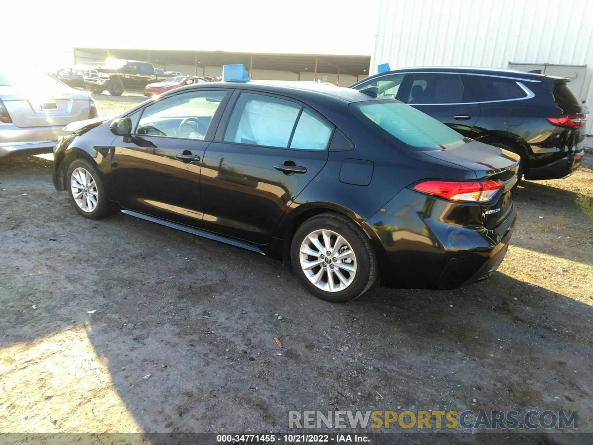 3 fotografías del automóvil dañado 5YFHPRAE1LP012827 TOYOTA COROLLA 2020