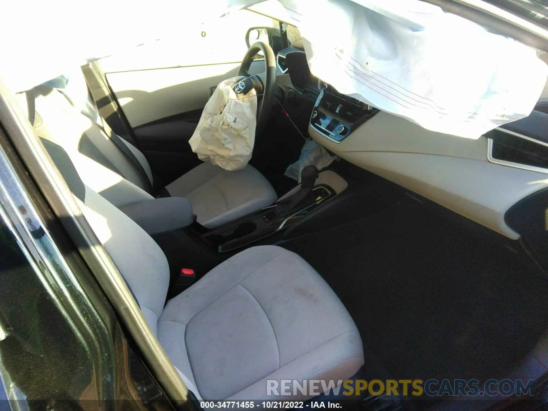 5 fotografías del automóvil dañado 5YFHPRAE1LP012827 TOYOTA COROLLA 2020