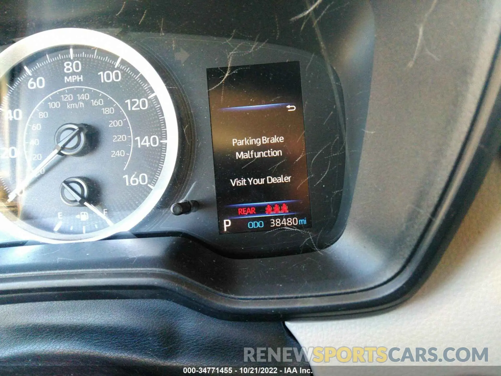 7 fotografías del automóvil dañado 5YFHPRAE1LP012827 TOYOTA COROLLA 2020