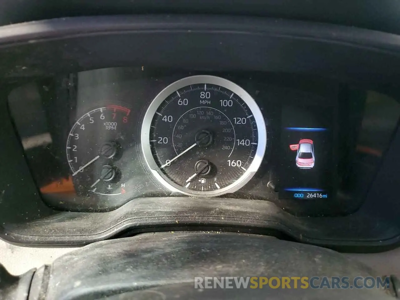 9 fotografías del automóvil dañado 5YFHPRAE1LP018675 TOYOTA COROLLA 2020