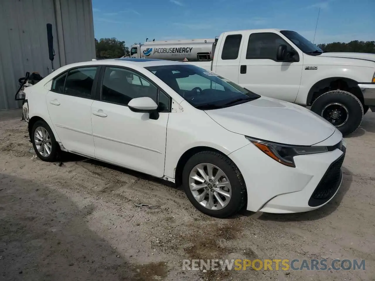 4 fotografías del automóvil dañado 5YFHPRAE4LP007962 TOYOTA COROLLA 2020