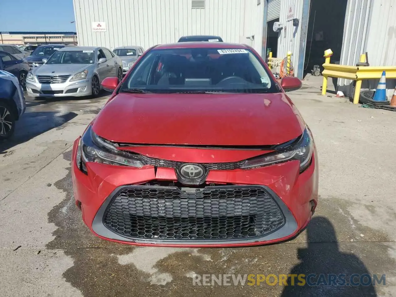 5 fotografías del automóvil dañado 5YFHPRAE5LP033521 TOYOTA COROLLA 2020