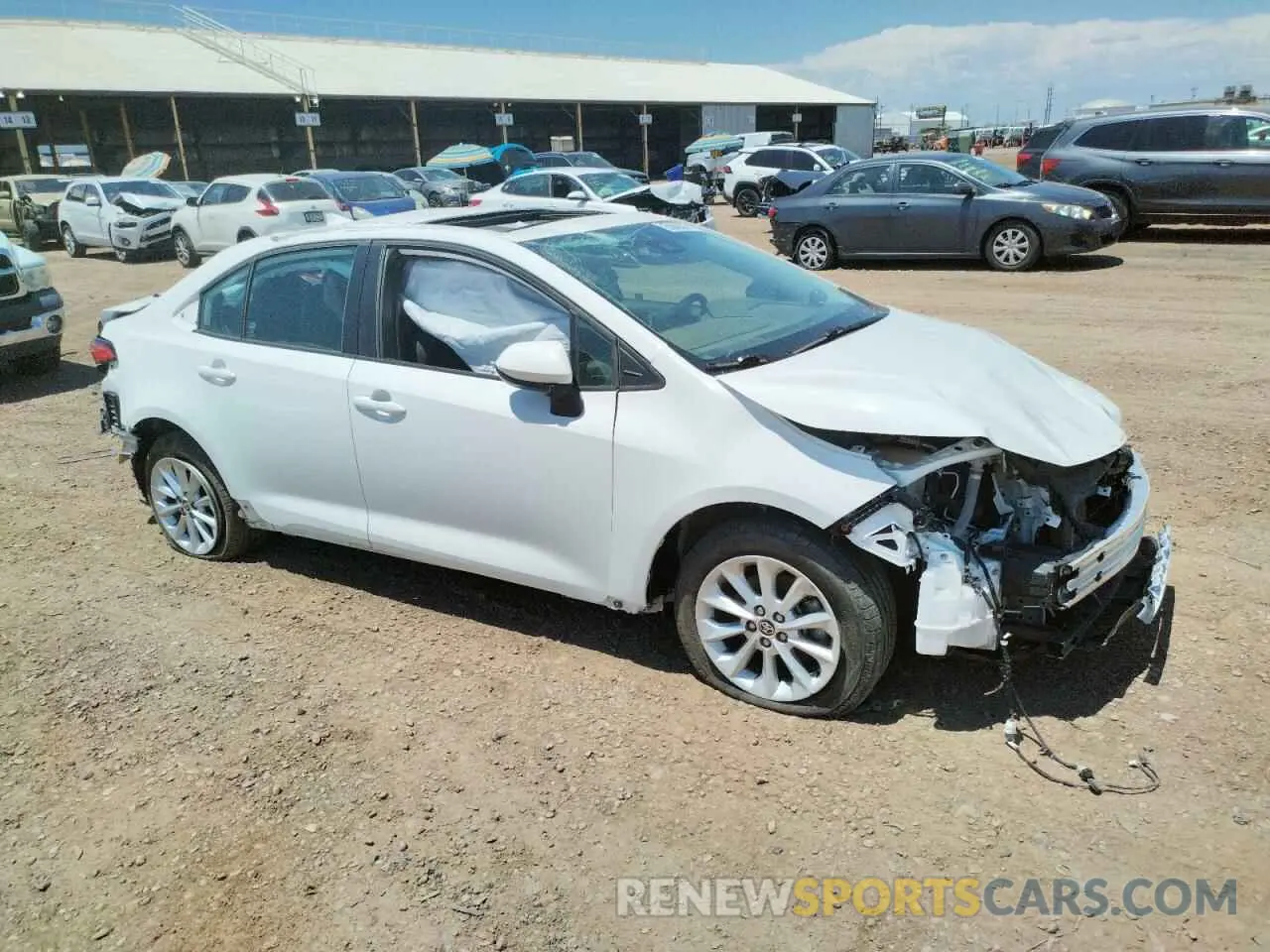 4 fotografías del automóvil dañado 5YFHPRAE5LP136230 TOYOTA COROLLA 2020