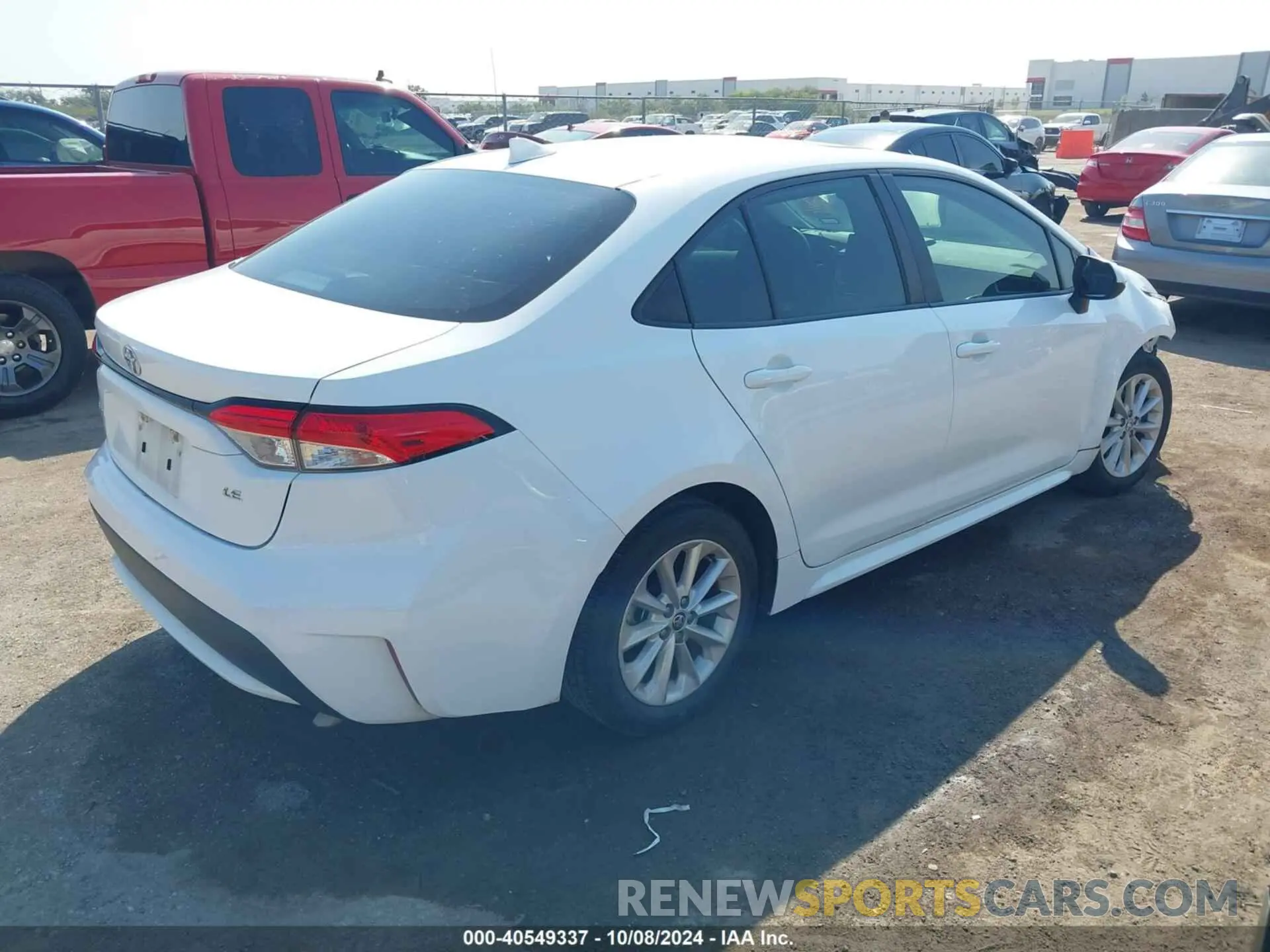 4 fotografías del automóvil dañado 5YFHPRAE7LP015912 TOYOTA COROLLA 2020