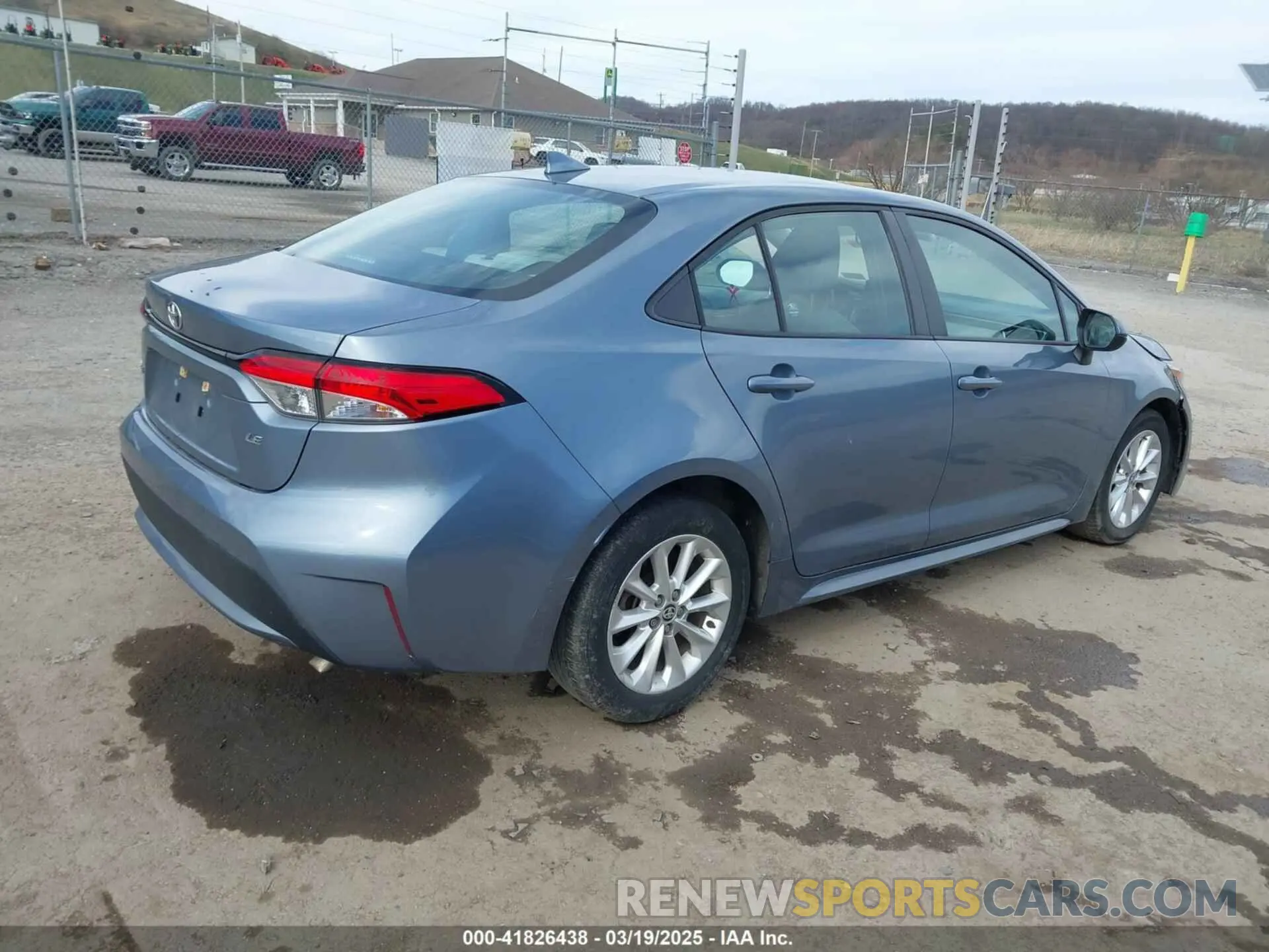 4 fotografías del automóvil dañado 5YFHPRAE8LP012839 TOYOTA COROLLA 2020