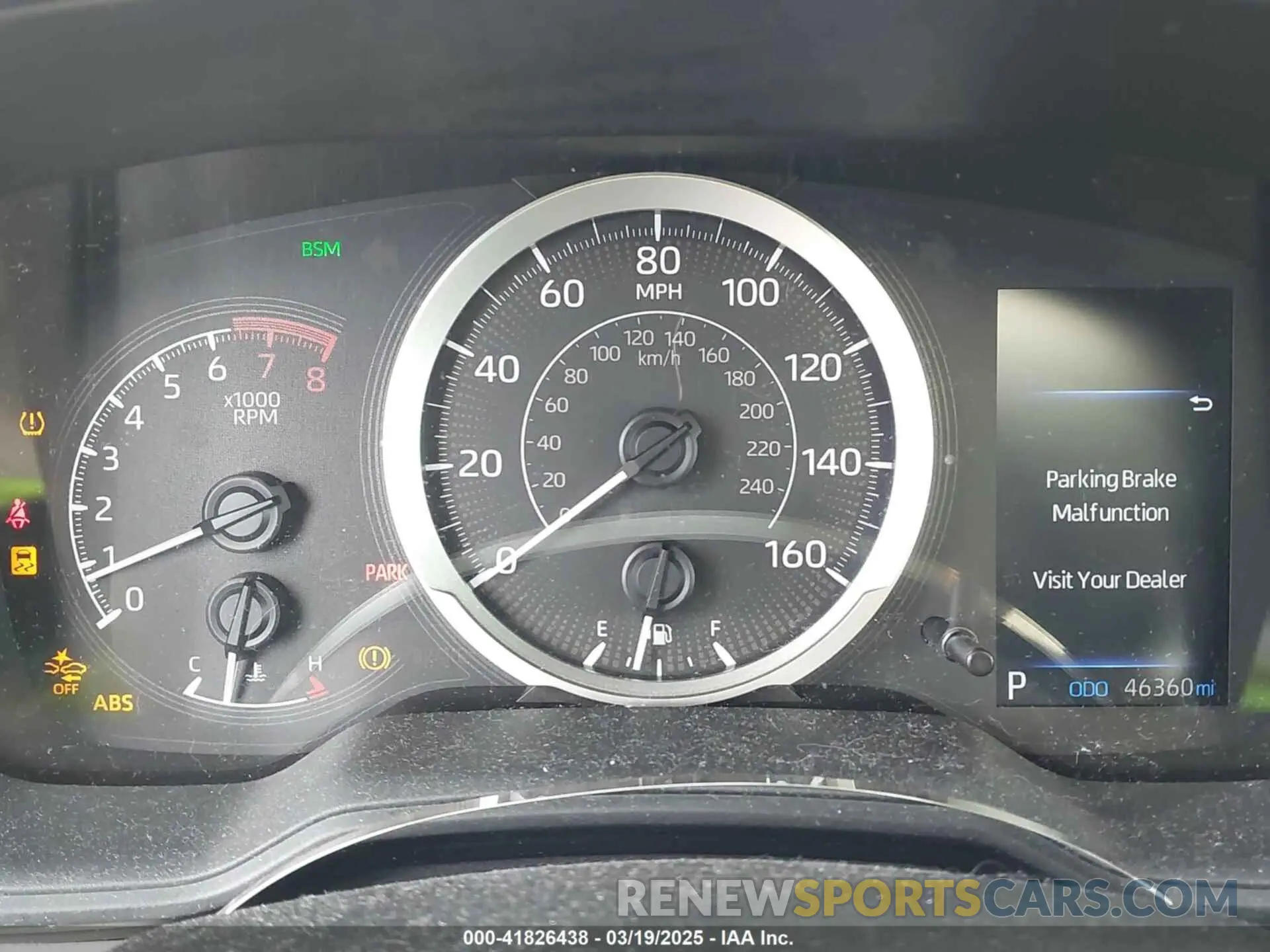 7 fotografías del automóvil dañado 5YFHPRAE8LP012839 TOYOTA COROLLA 2020