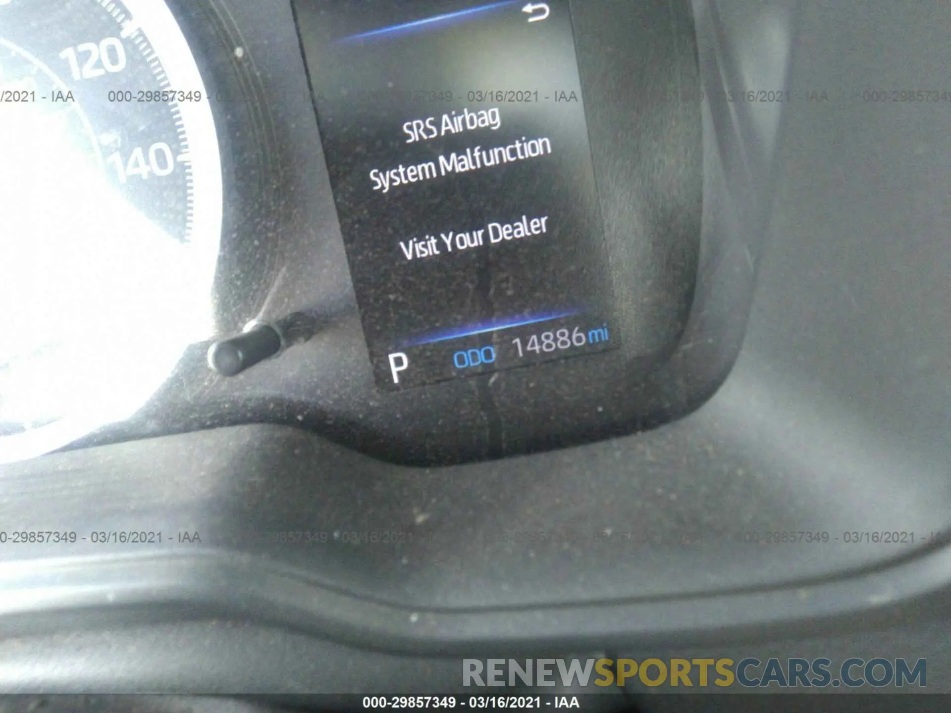 7 fotografías del automóvil dañado 5YFHPRAE8LP046246 TOYOTA COROLLA 2020