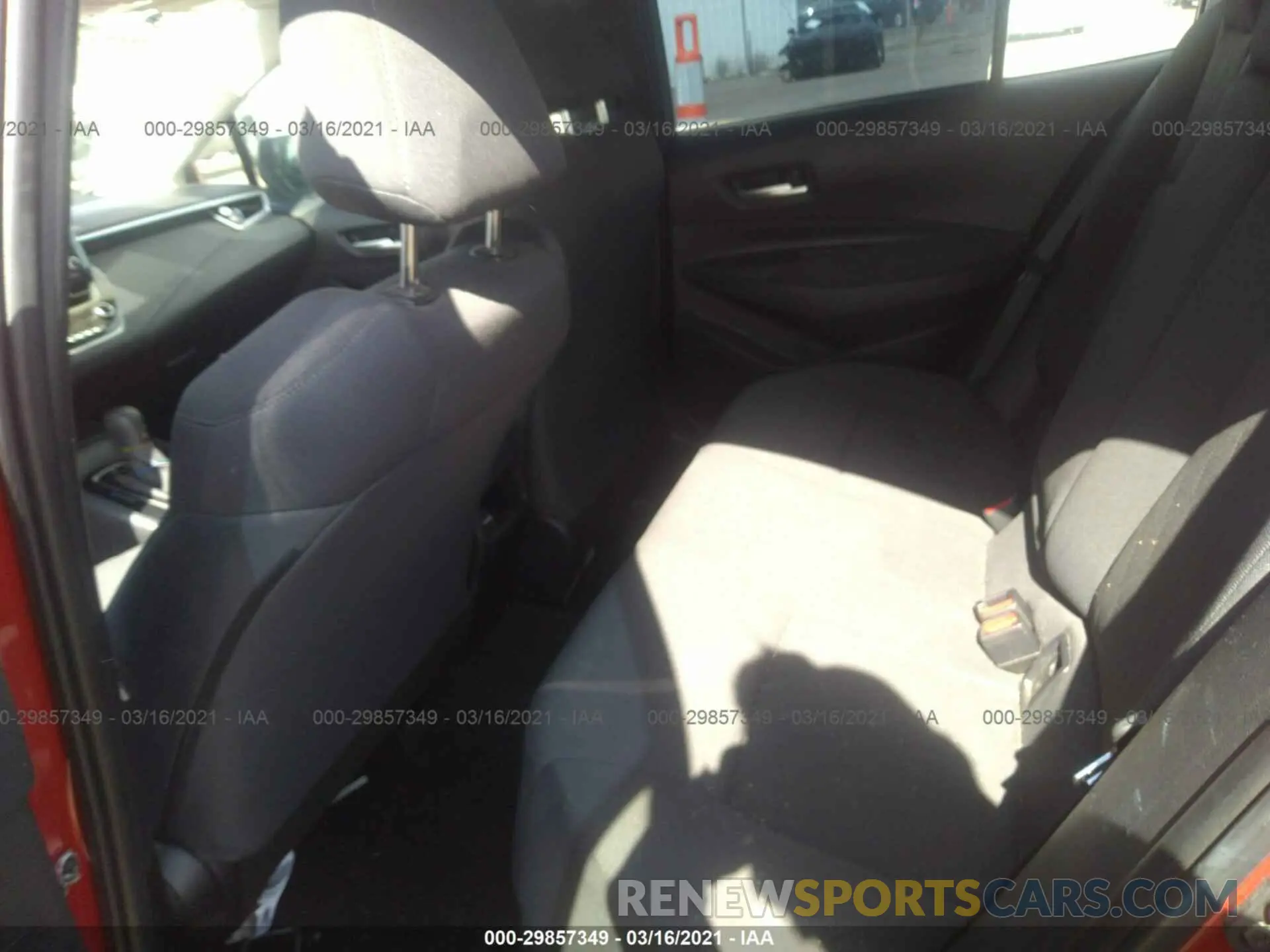 8 fotografías del automóvil dañado 5YFHPRAE8LP046246 TOYOTA COROLLA 2020