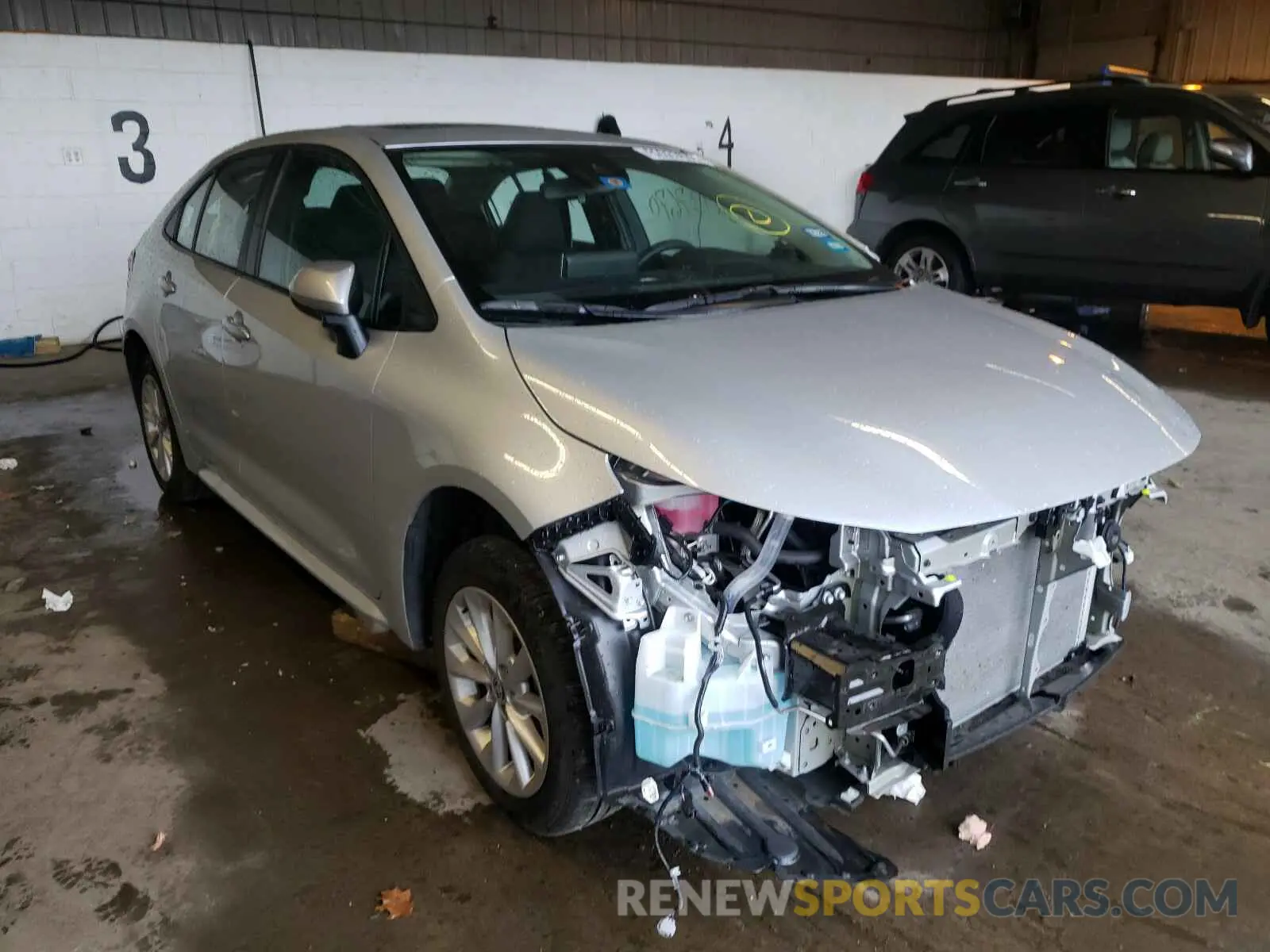 1 fotografías del automóvil dañado 5YFHPRAE9LP019962 TOYOTA COROLLA 2020