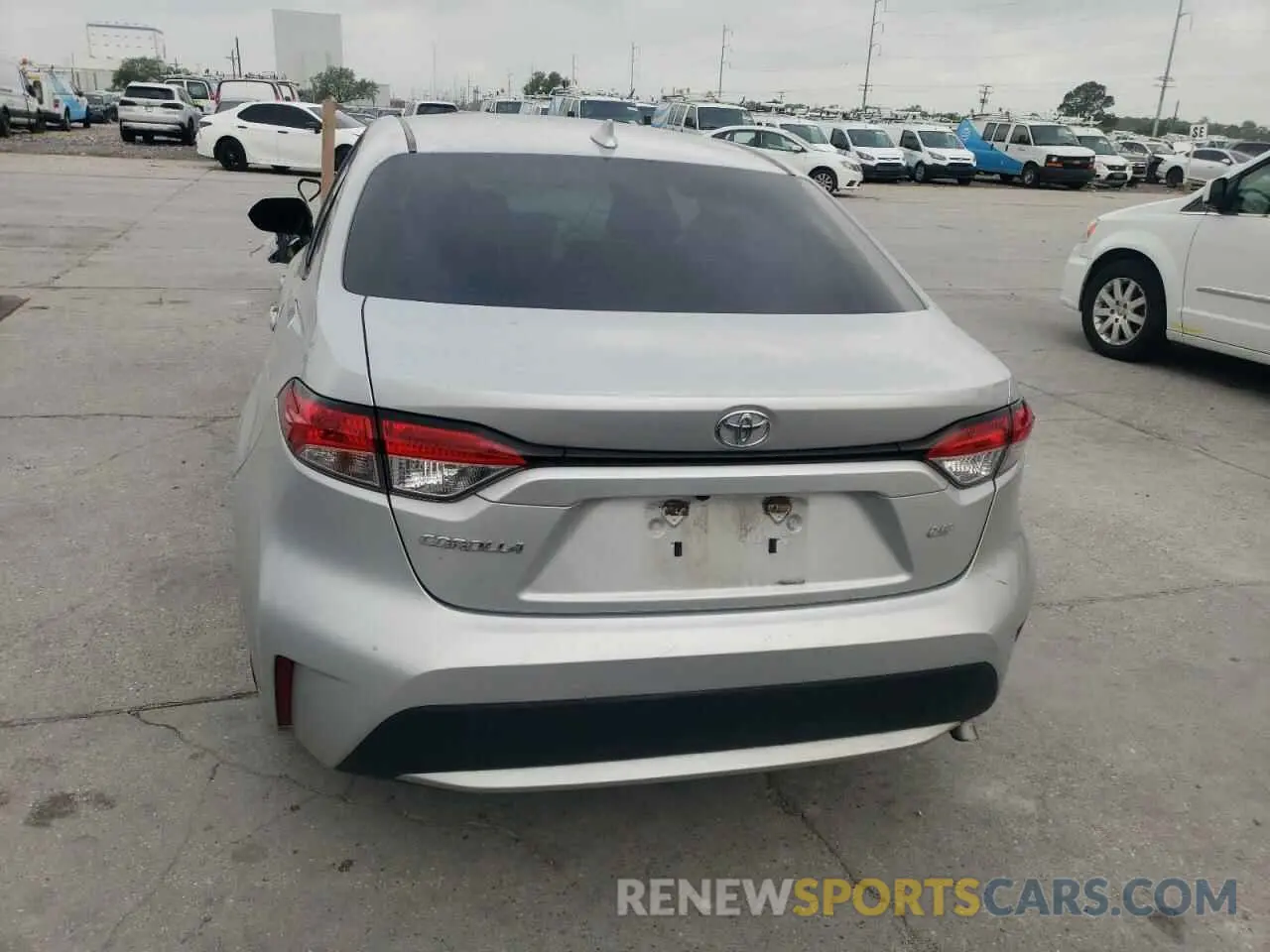6 fotografías del automóvil dañado 5YFHPRAE9LP021808 TOYOTA COROLLA 2020