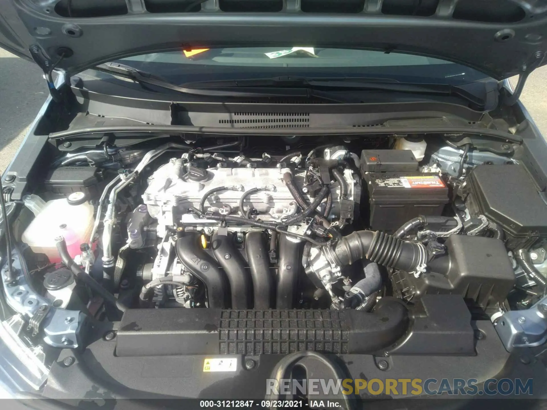 10 fotografías del automóvil dañado 5YFHPRAE9LP047762 TOYOTA COROLLA 2020